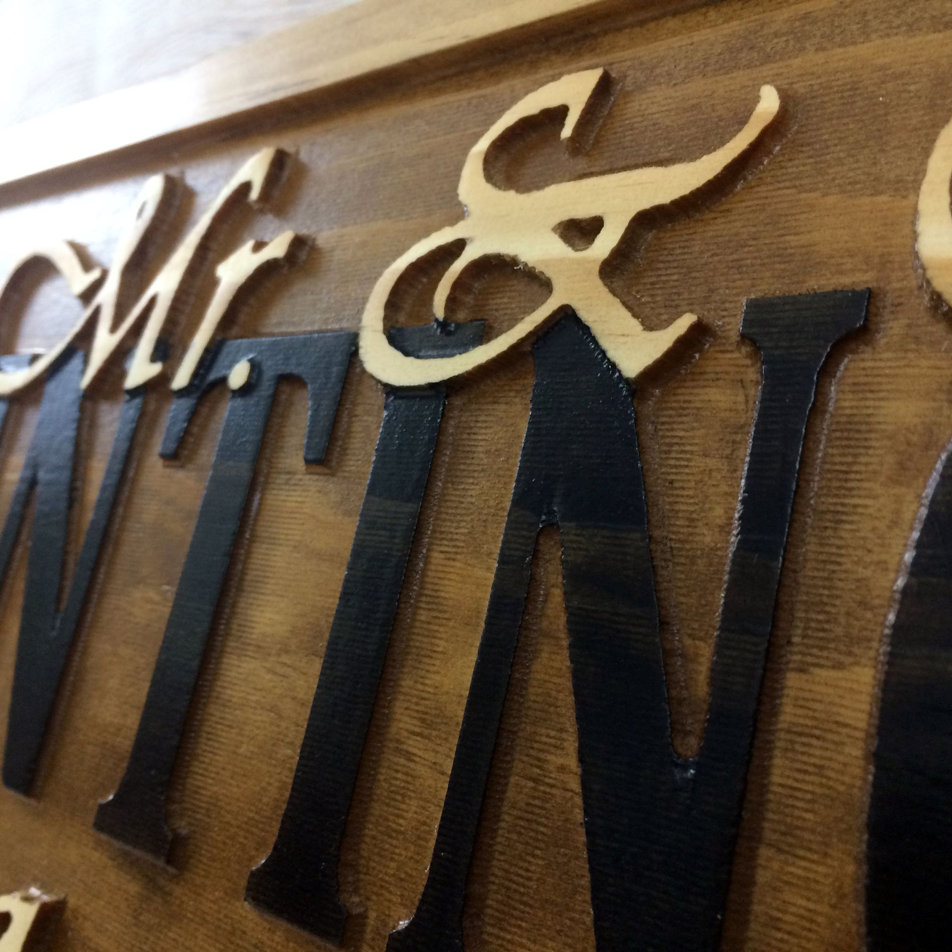 Personalized Wedding Gift Last Name Sign Personalized Sign Anniversary Gift Wood Sign 4