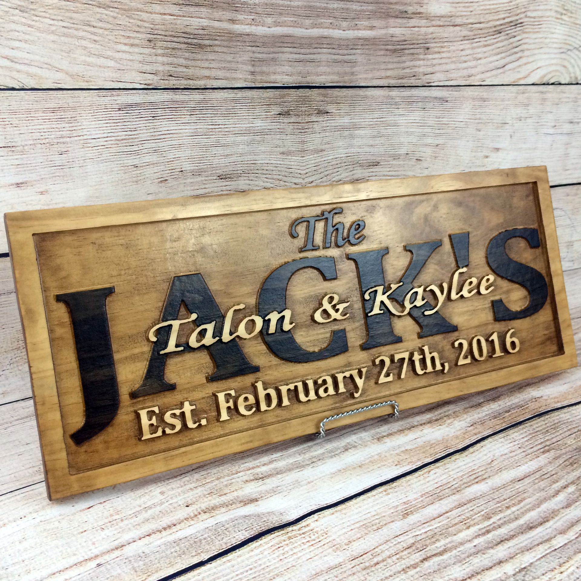 Wedding Sign Wedding Decor Wedding Banner Wedding Gift Family Name Sign Anniversary Gift 3 