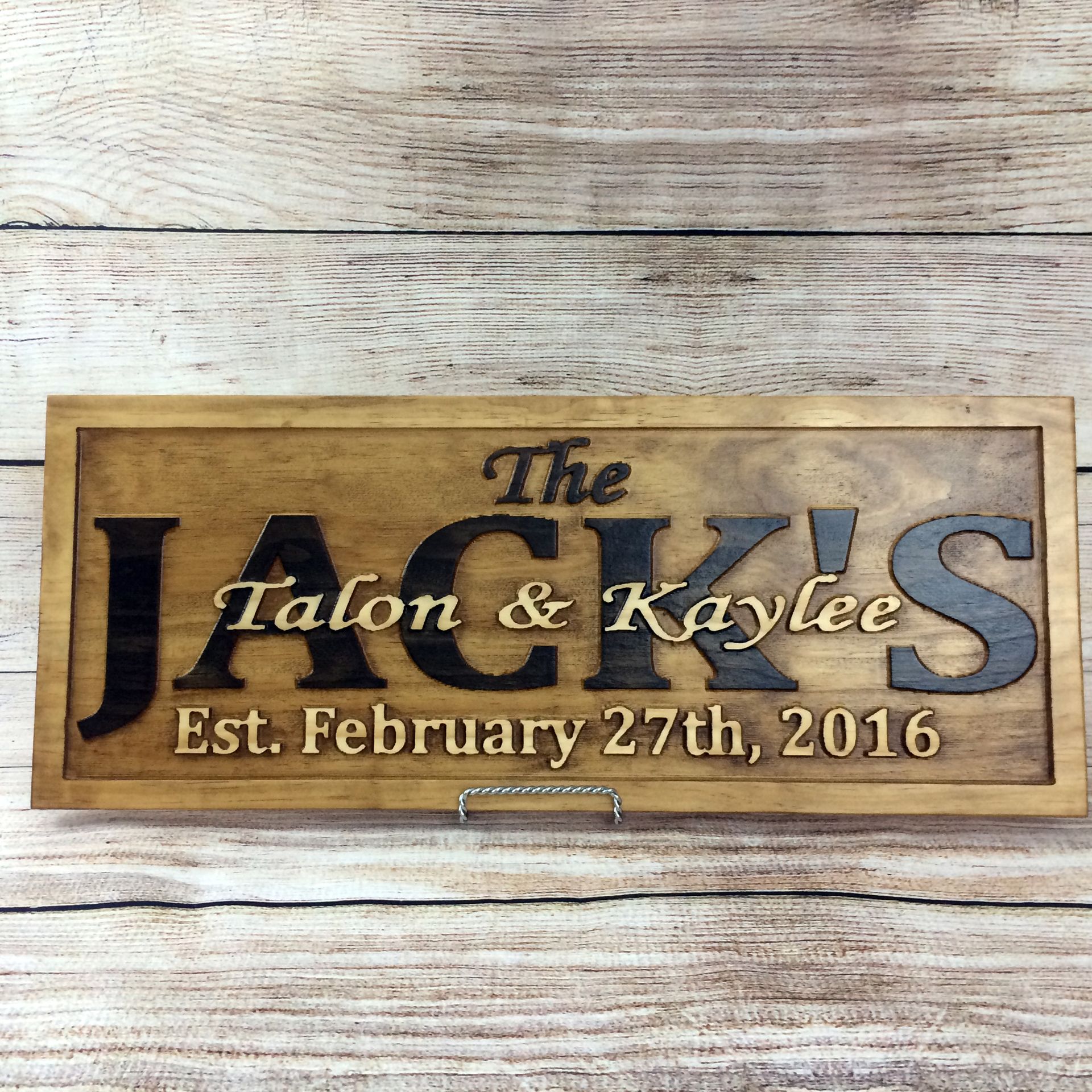 Wedding Sign Wedding Decor Wedding Banner Wedding Gift Family Name Sign Anniversary Gift 2 