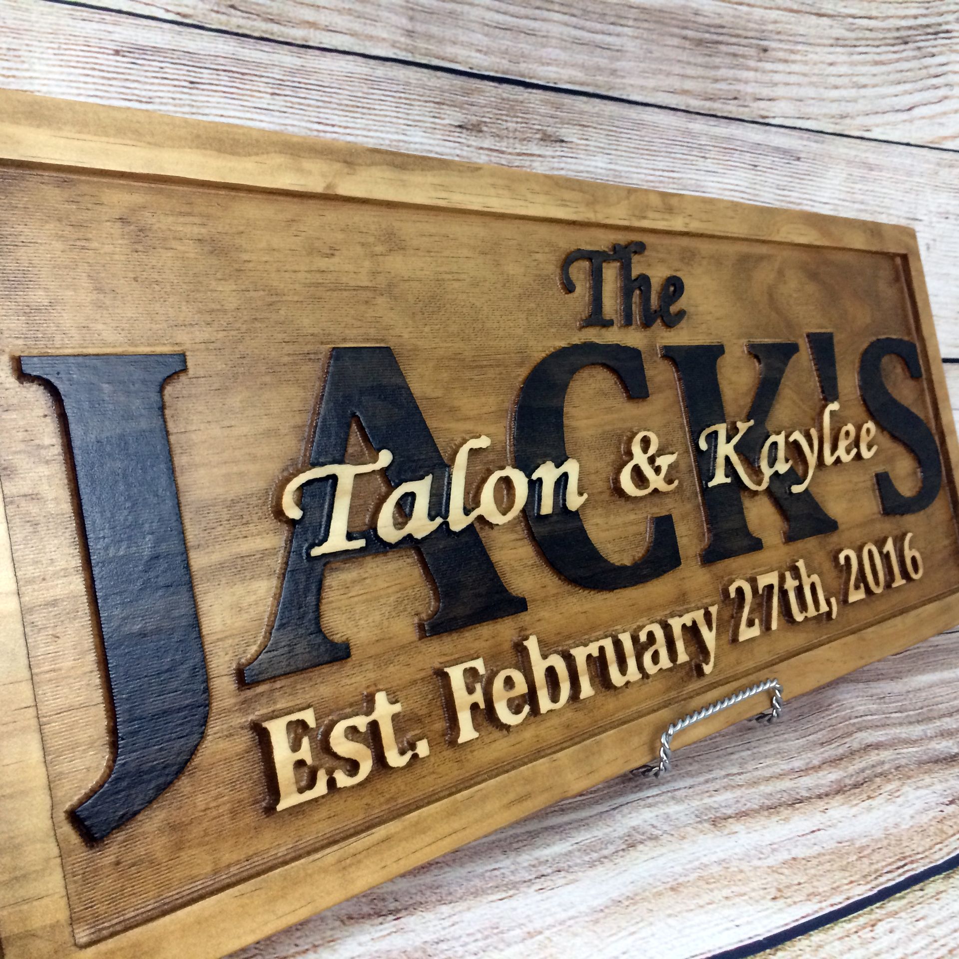 Wedding Sign Wedding Decor Wedding Banner Wedding Gift Family Name Sign Anniversary Gift