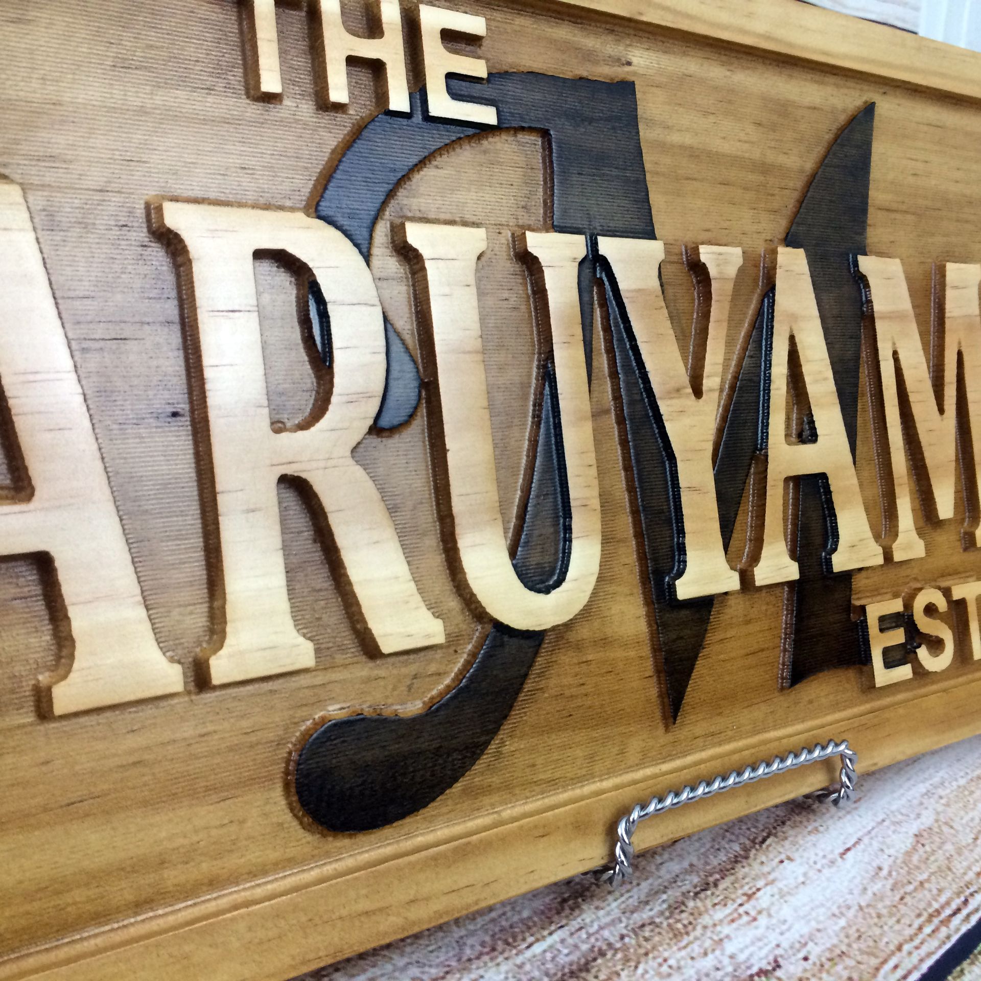 Family Established Sign Wood Signs Last Name Sign Wood Wall Art Custom Wood Sign Name Plaque 5 