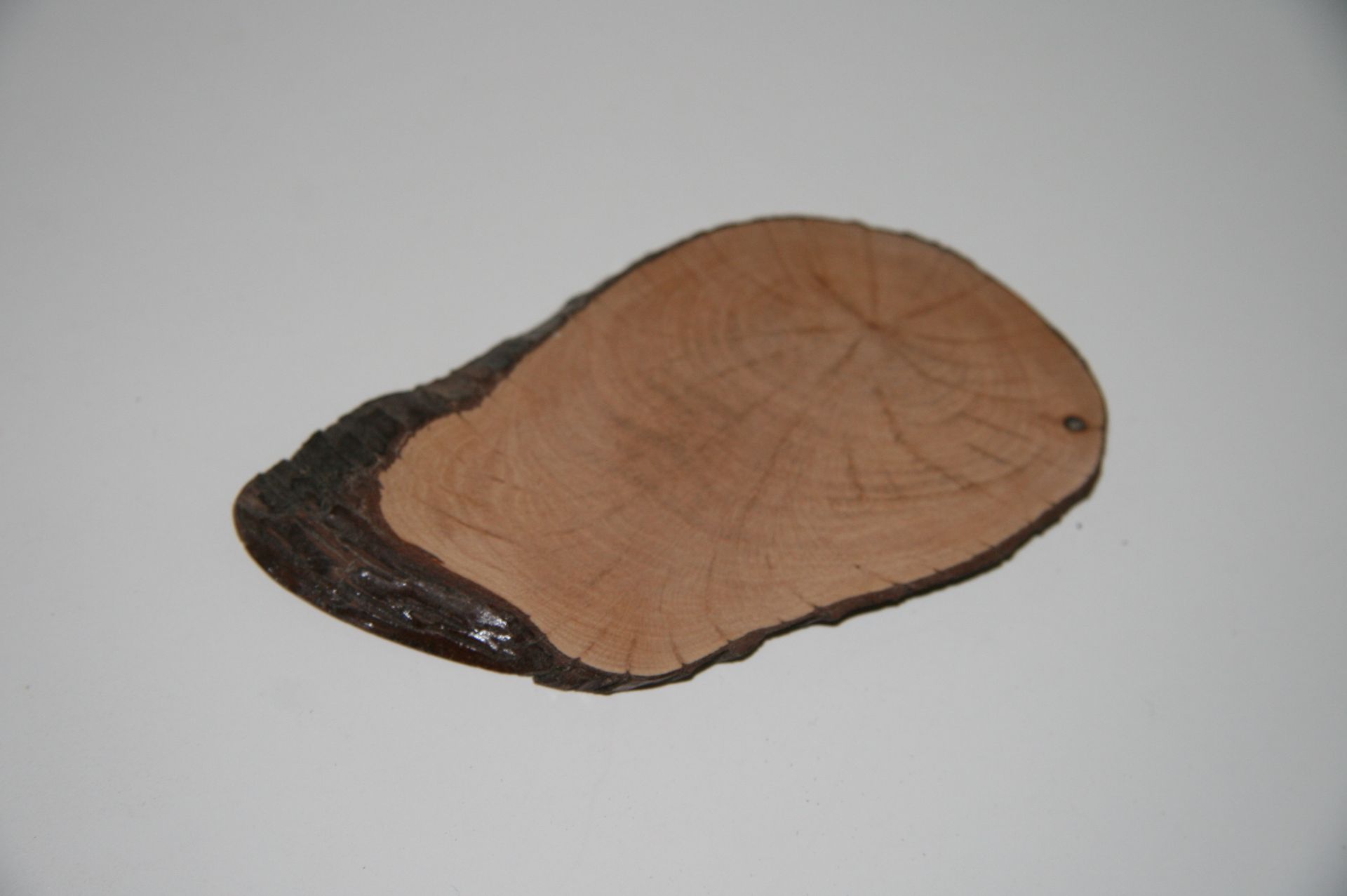 Wooden Brooch Large Natural Unique 3 