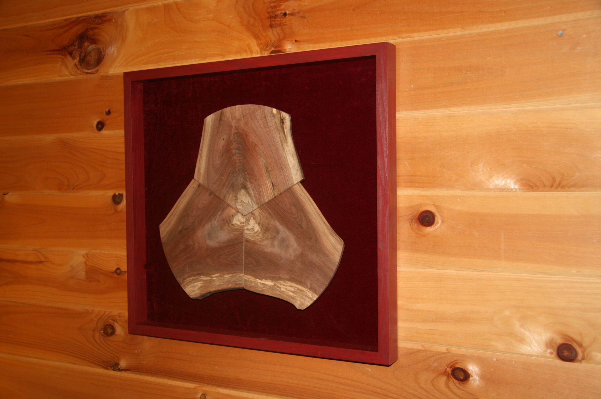 Three Of A Kind -Wall Art - Walnut 2 