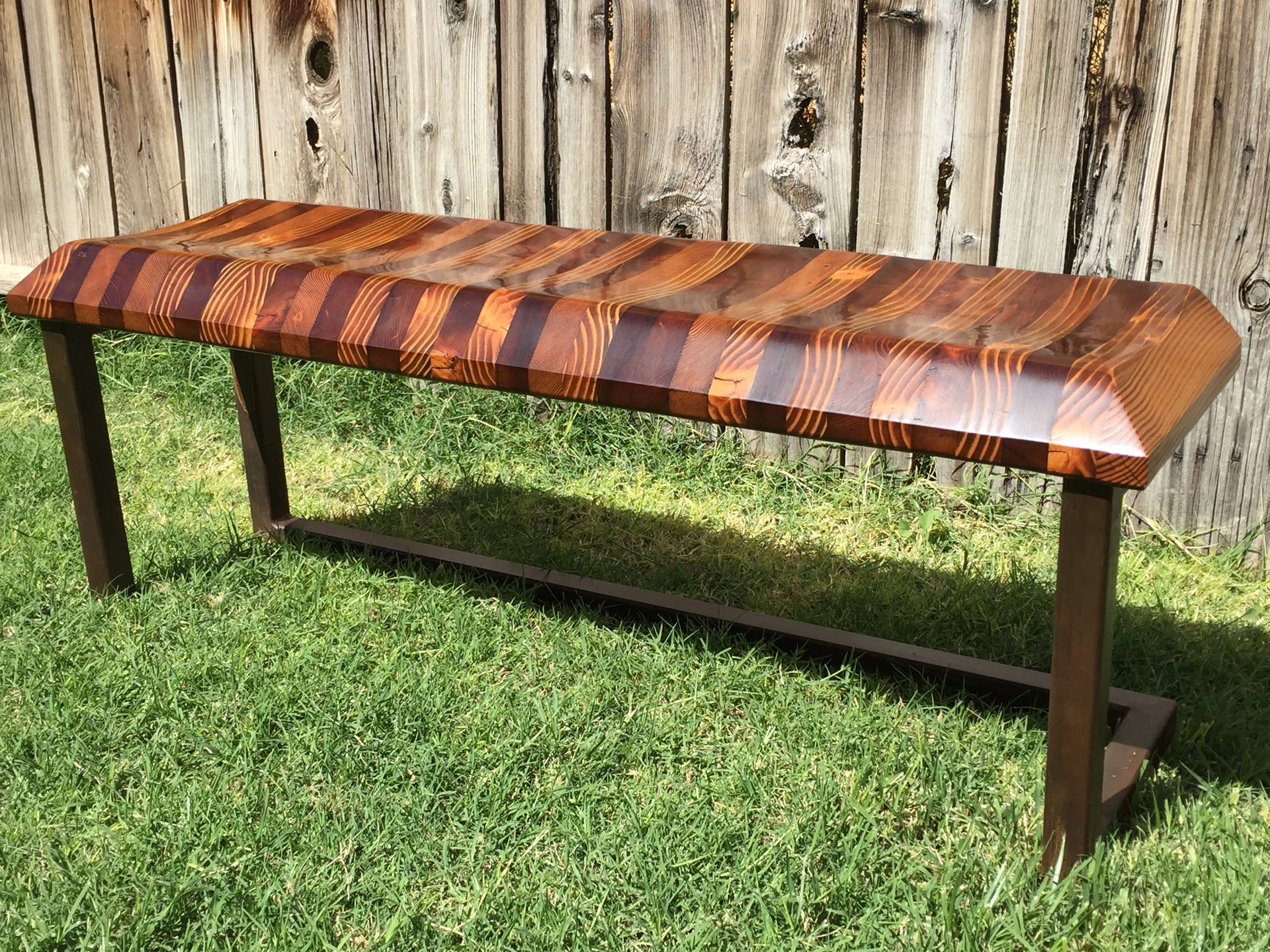 Modern Sculpted Bench