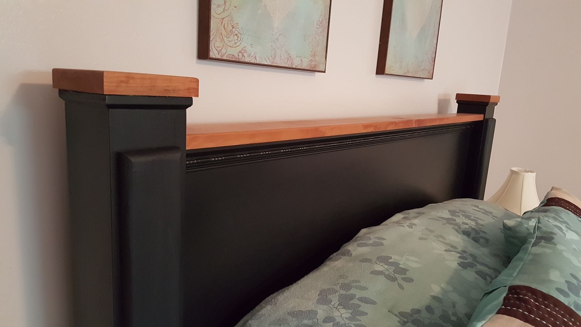 Queen Storage Bed W/Cherry Accents 5
