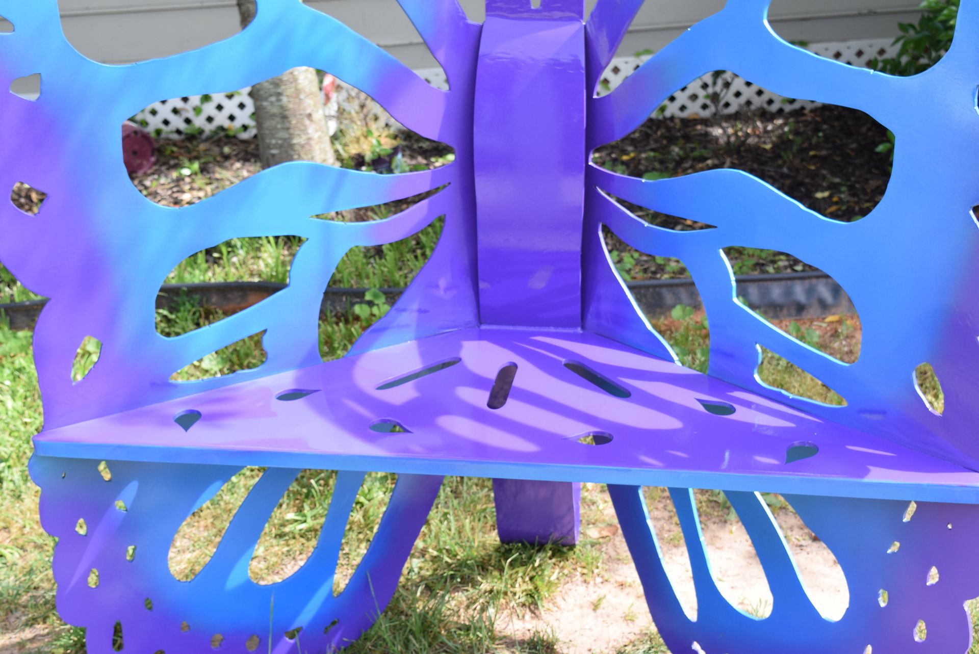 Butterfly Steel-Metal Bench 3