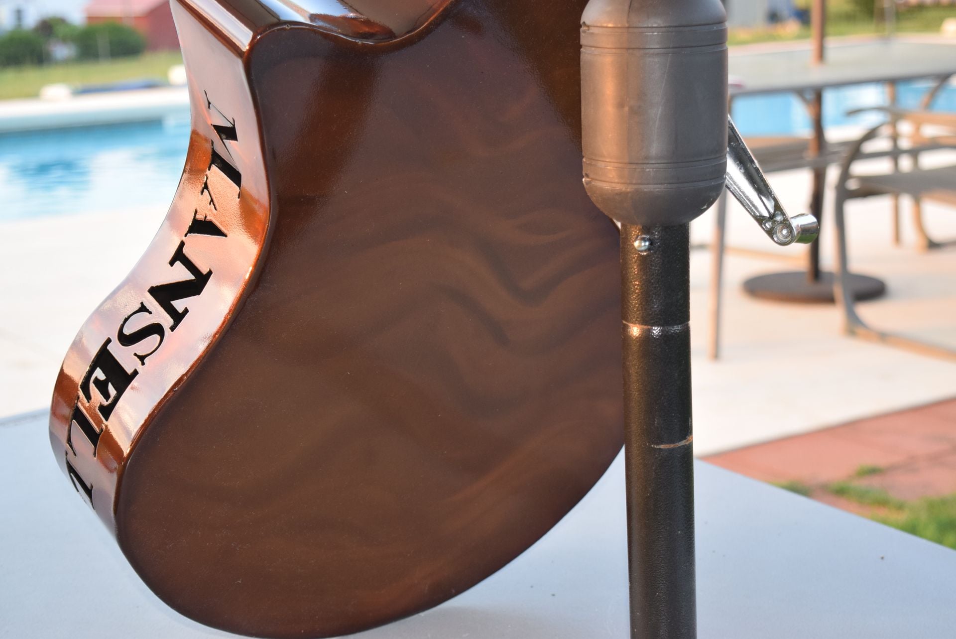 Taylor Guitar Replica Made From Steel 5
