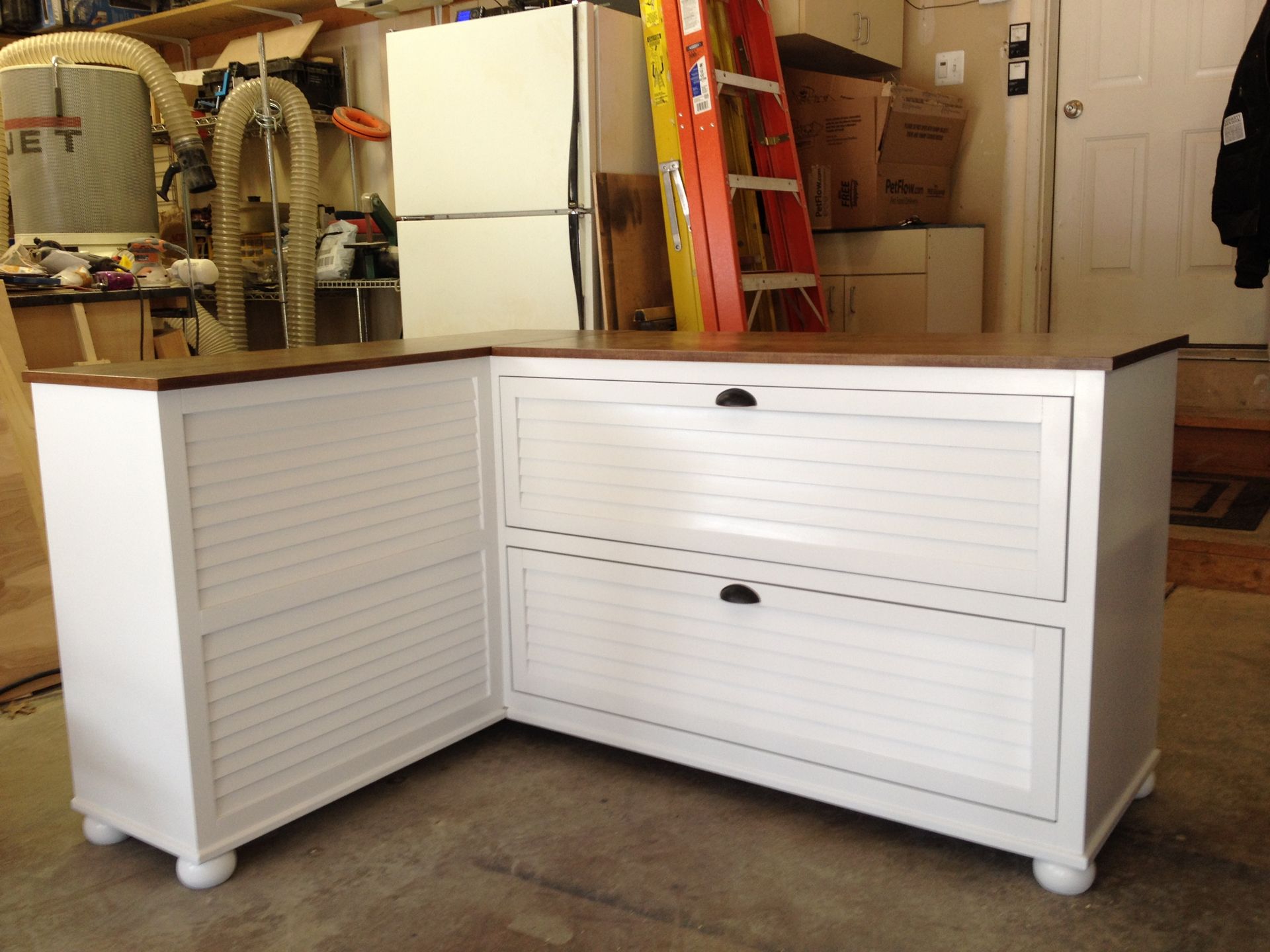 Custom Storage And File Cabinet