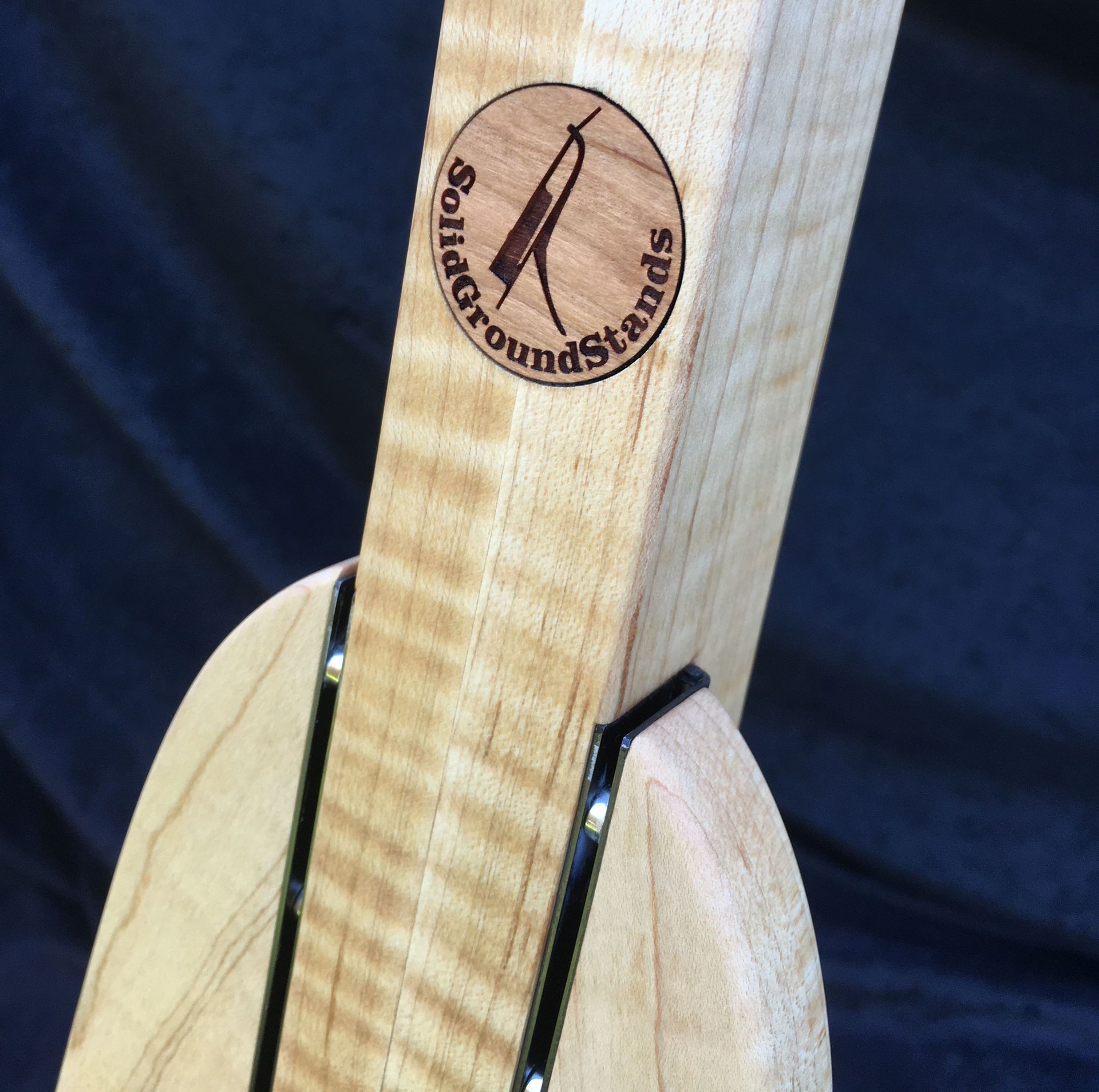 Curly Maple Guitar Stand 4