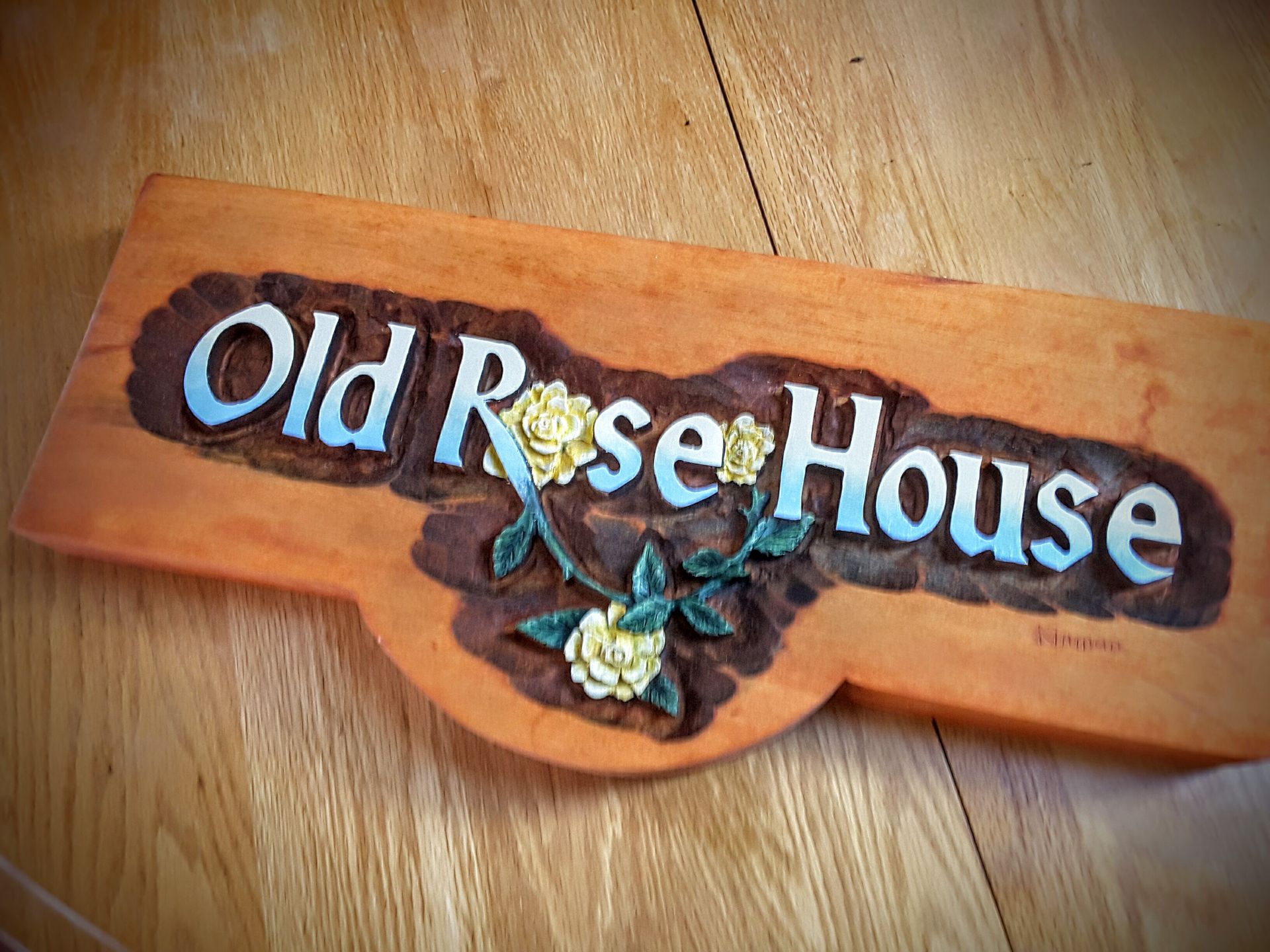 Hand Carved Residential Signs 2