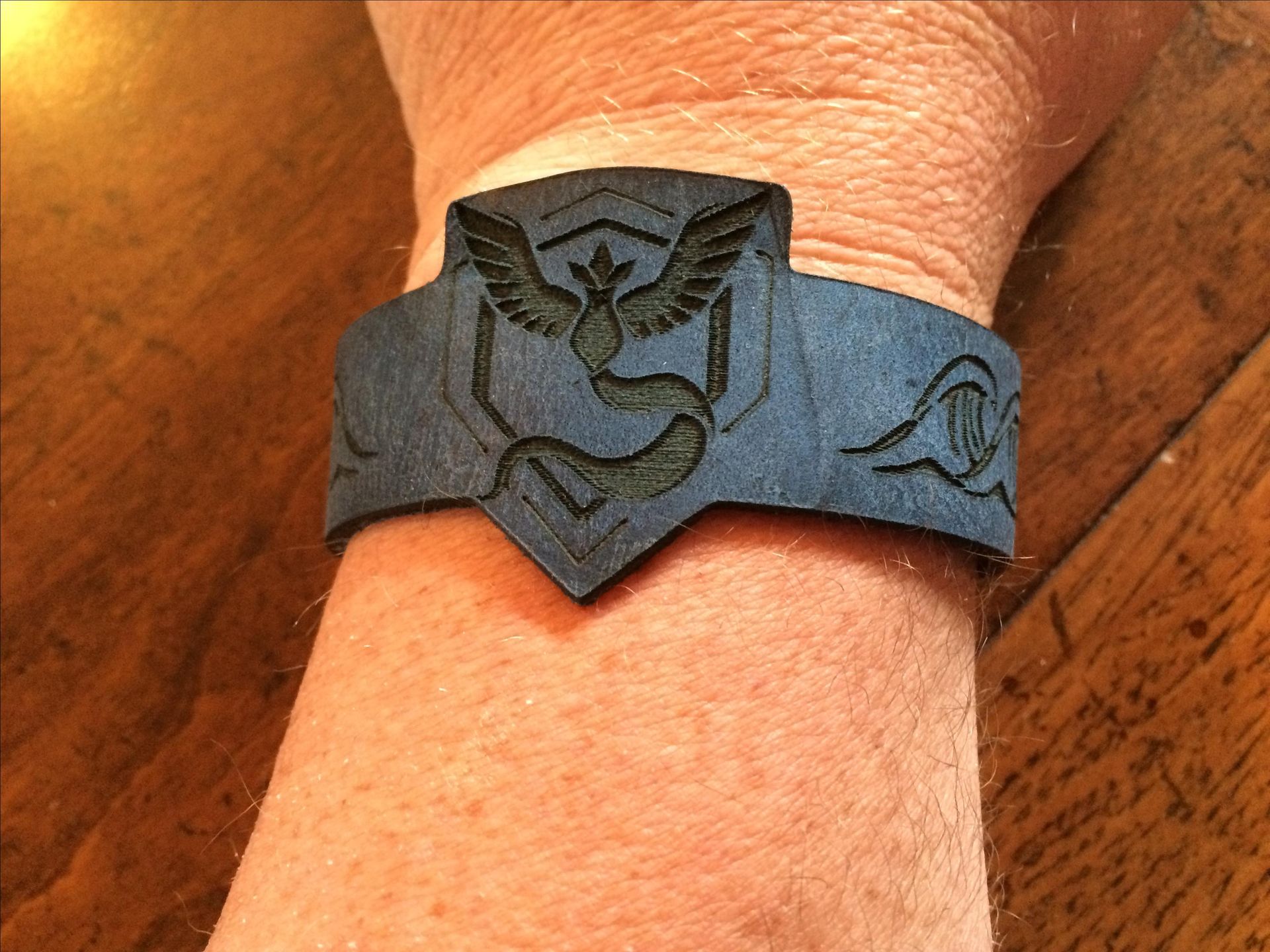 Leather Design Bracelts Team Mystic 2