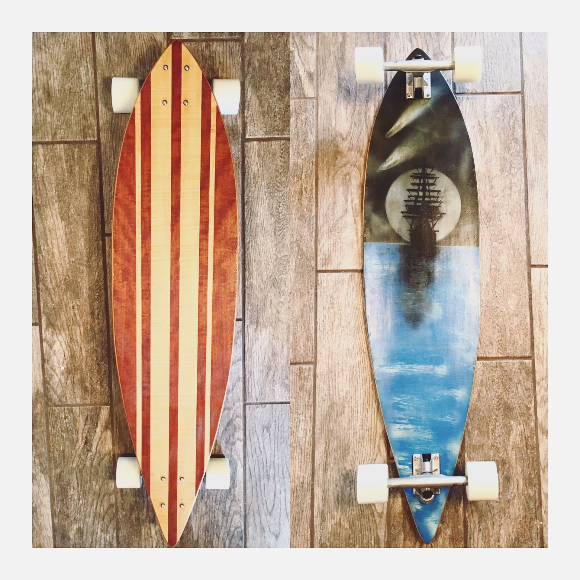 Custom Designed Longboard Deck