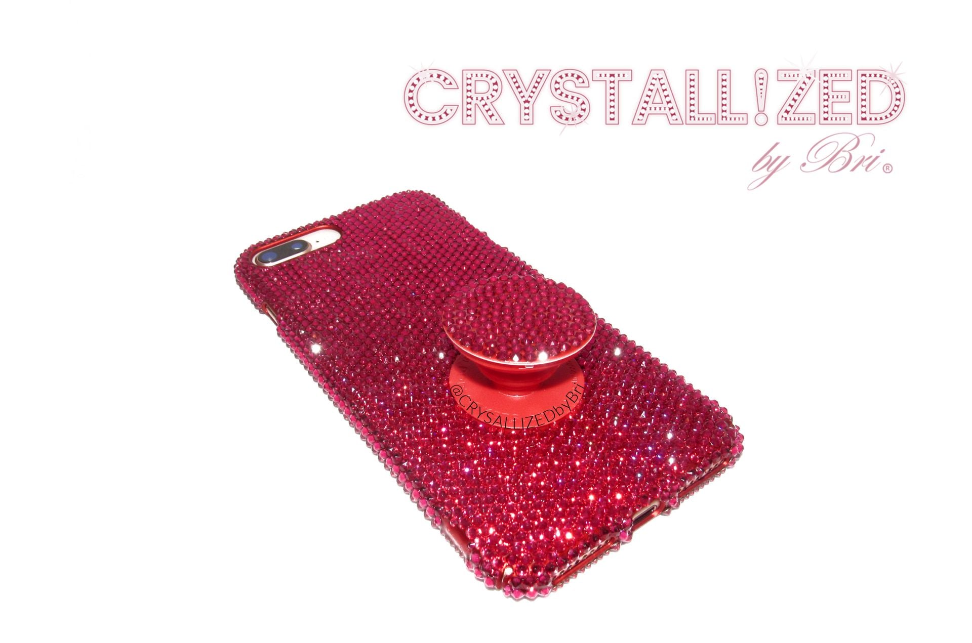 Custom Crystallized Iphone Case Any Model Cell Phone Bling Genuine European Crystals Bedazzled 1
