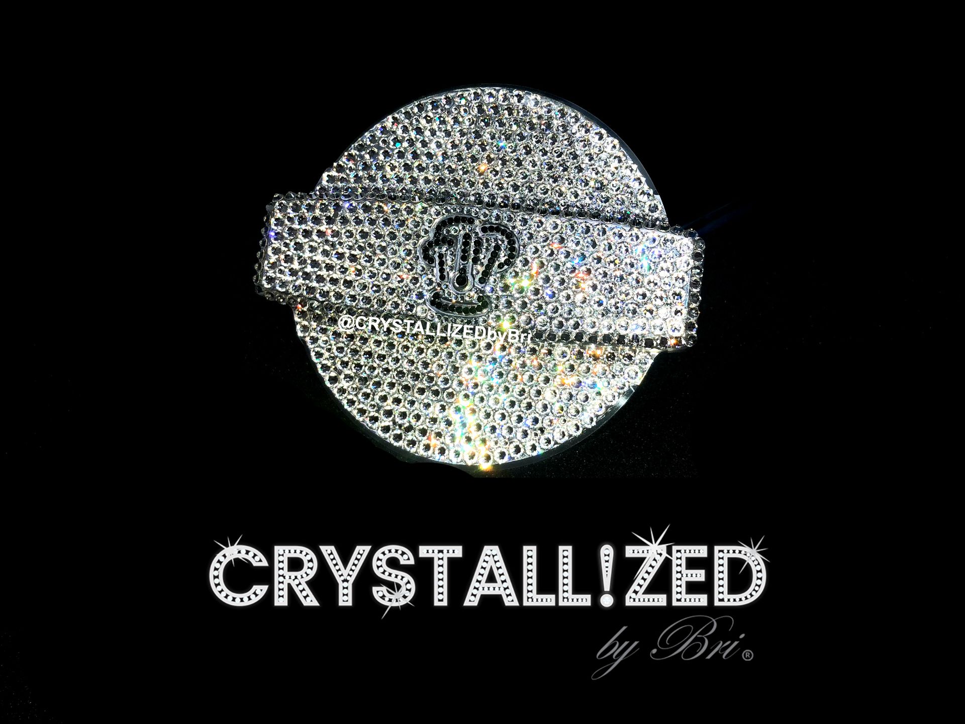 Coolant Cap Crystallized Car Engine Bling Genuine European Crystals Bedazzled 1
