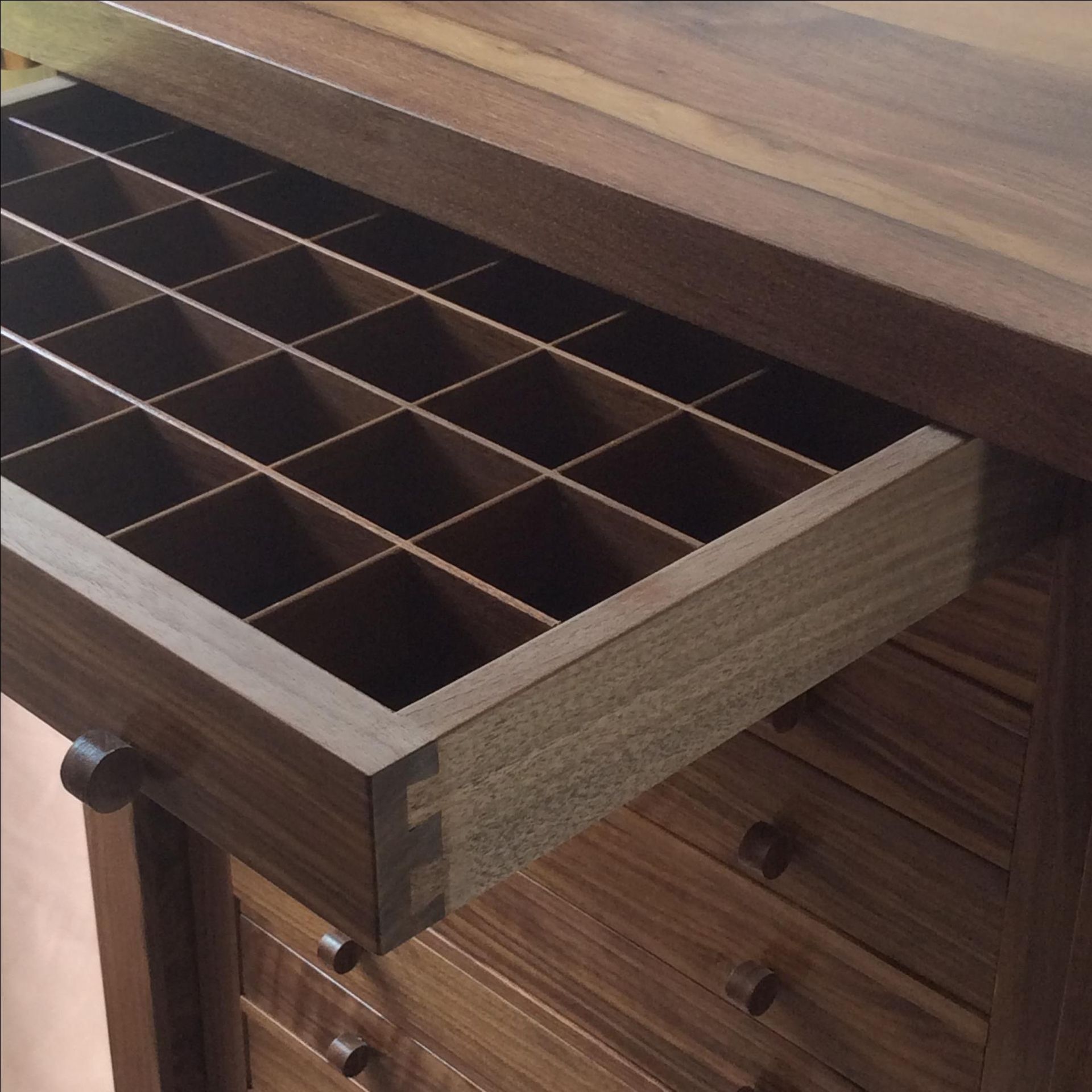 Walnut Jewelry Armoire 4 
