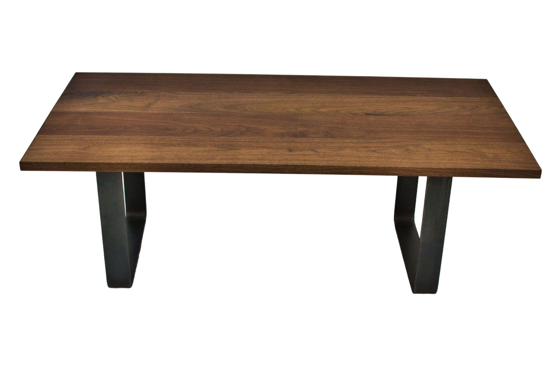 Walnut Coffee Table, Modern Coffee Table, Coffee Table With Metal Legs, Farmhouse, Rustic 4