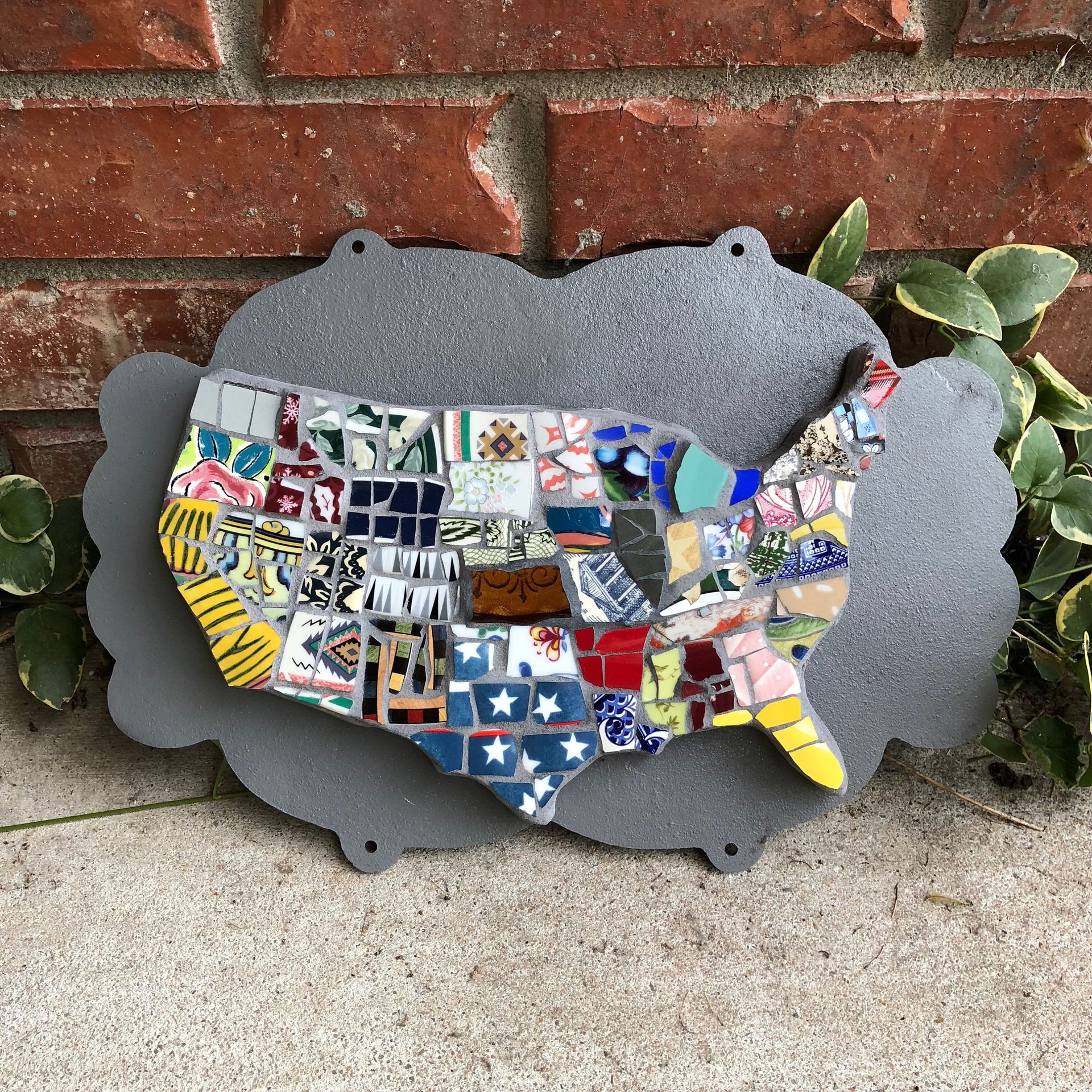 Mosaic House Sign - Exterior Home Or Business Sign 5 