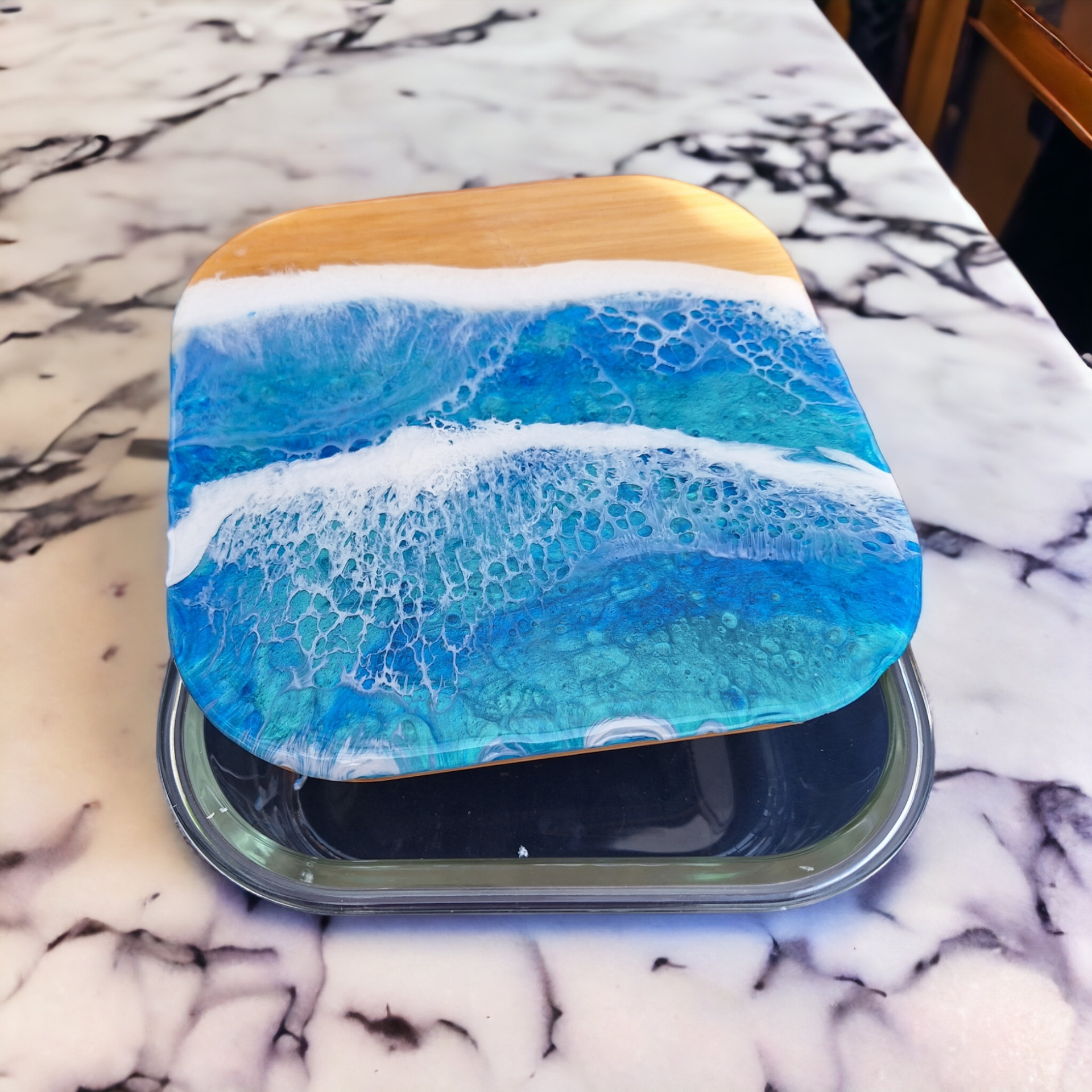 Ocean Wave Serving Dish
