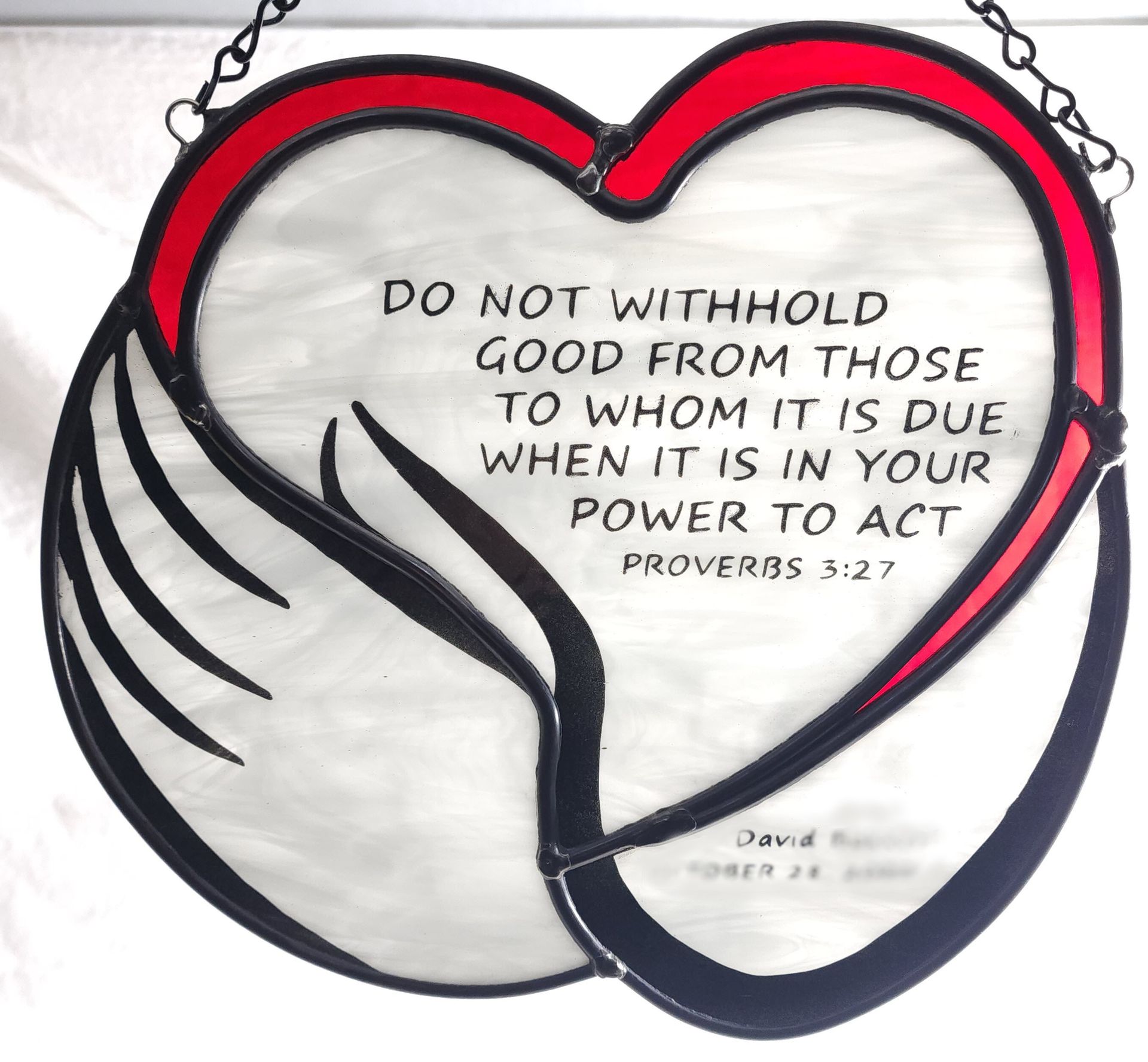 Stained Glass Heart