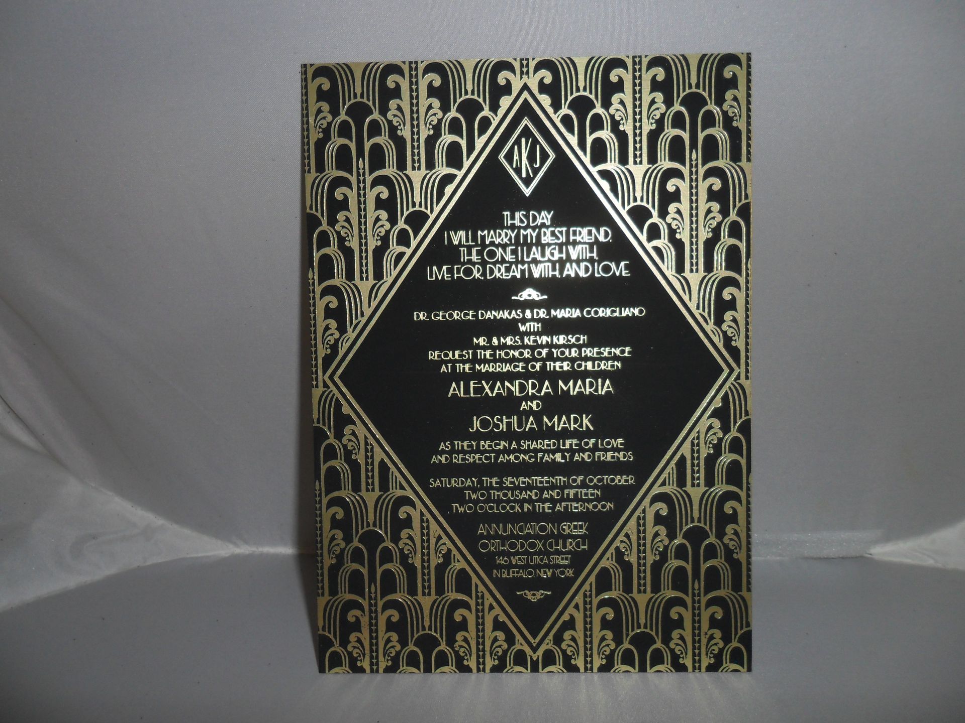 Art Deco Invitation