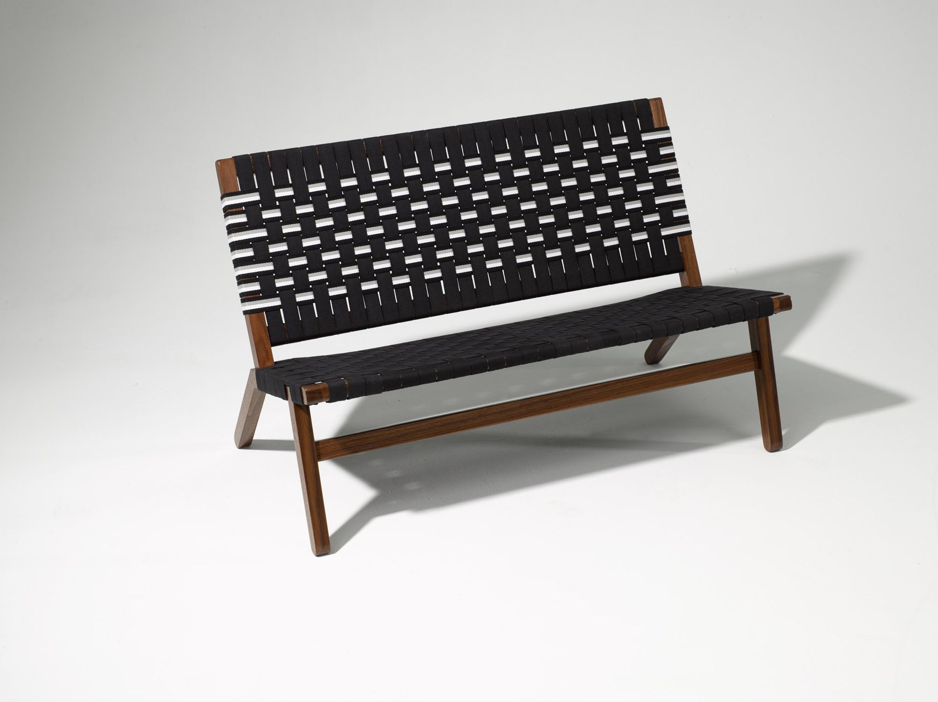 Lounge Settee In Walnut