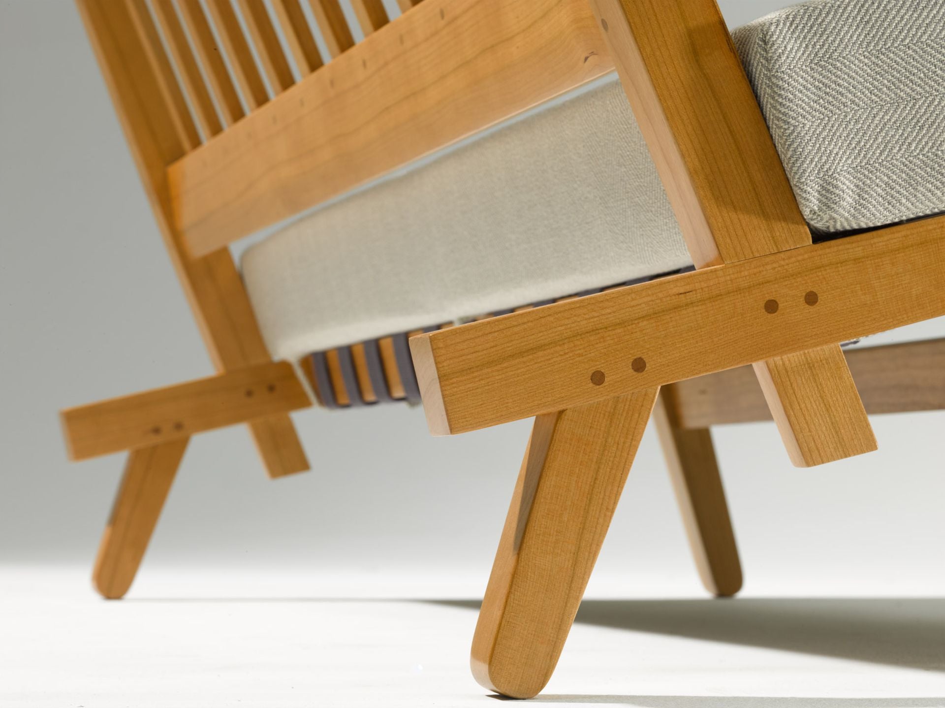 Slat Back Settee 4 
