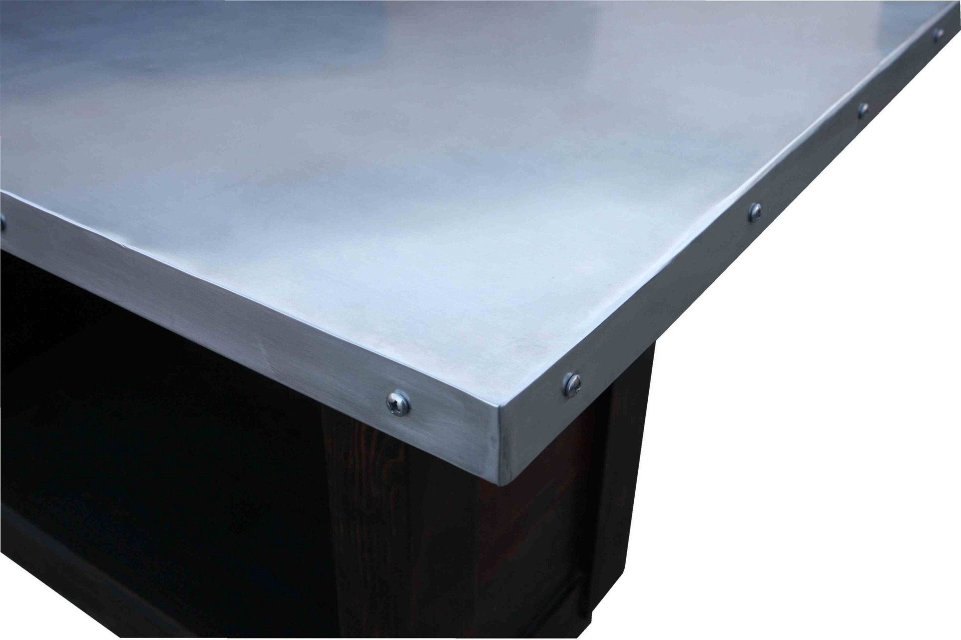 Melanie, Custom Zinc Kitchen Island 4