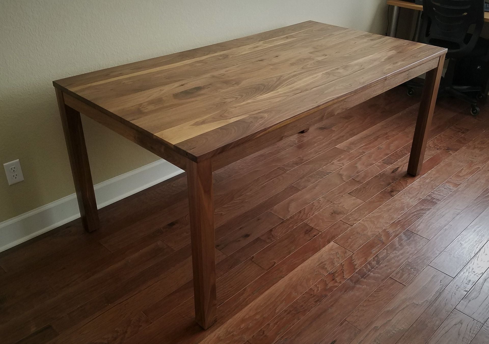 Walnut Parsons Dining Table - Cherry Option 2