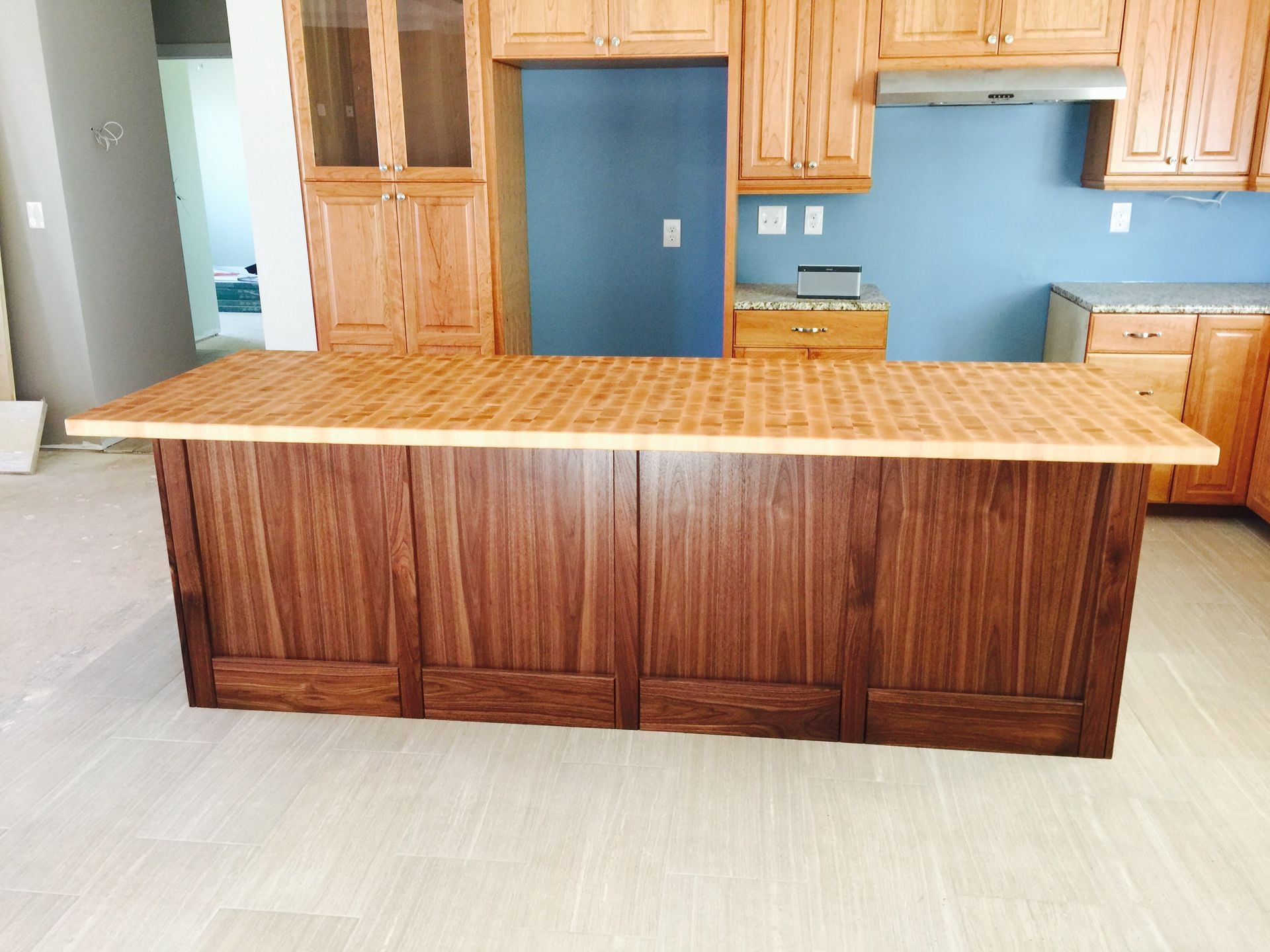 Butcher Block Kitchen Island 3