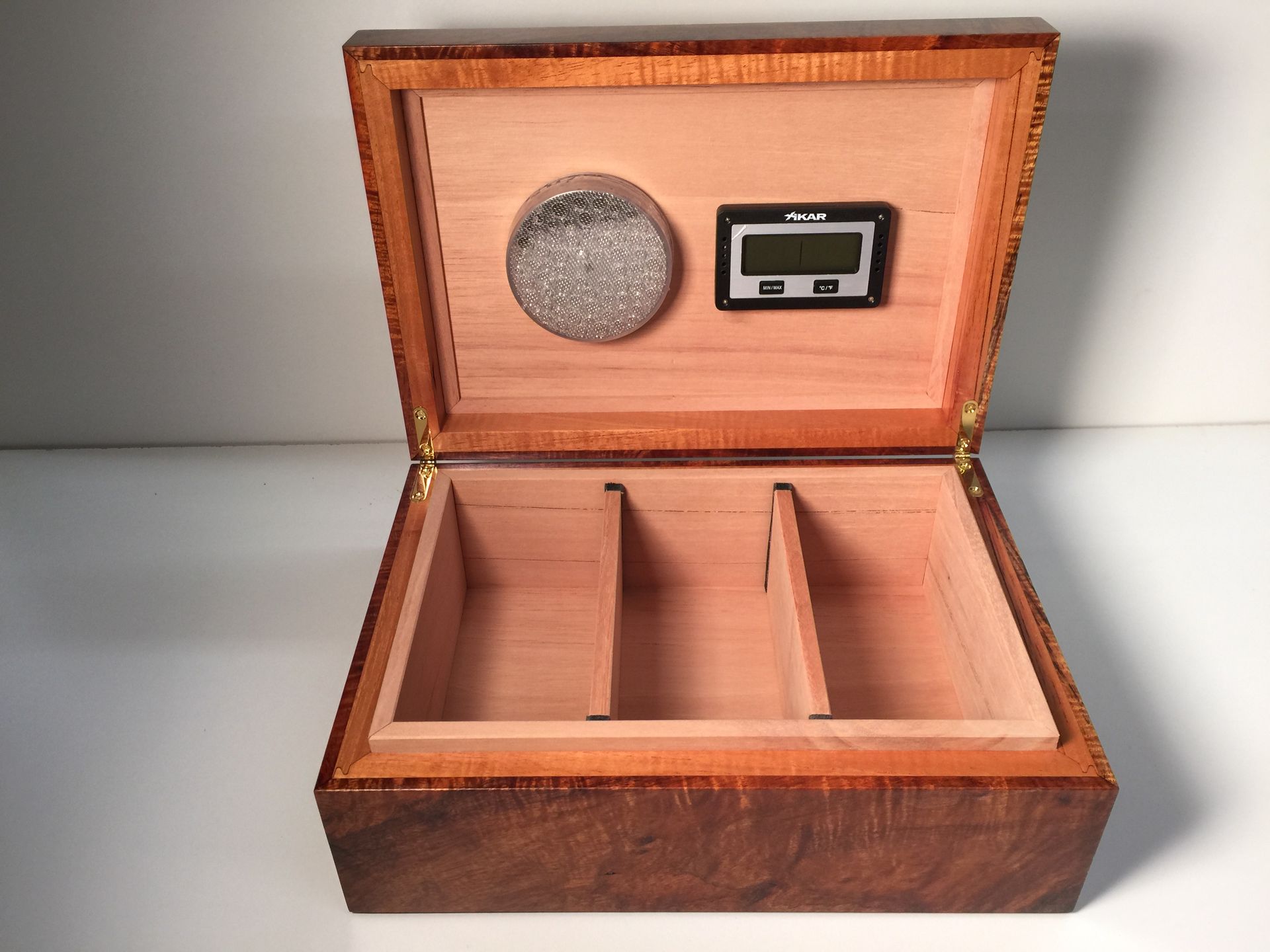 Custom Koa With Spalted Maple Lid 3 