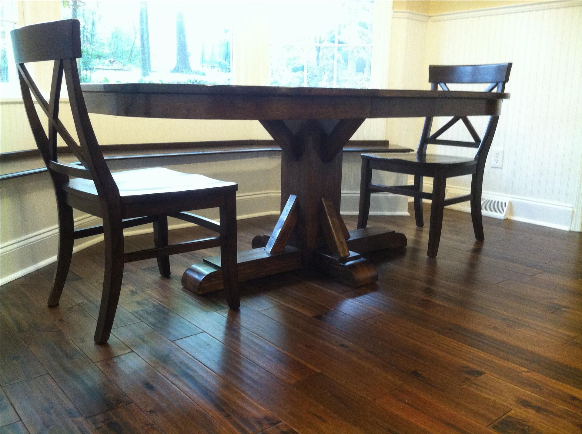 Oval Dining Pedestal Table-Cherry 2