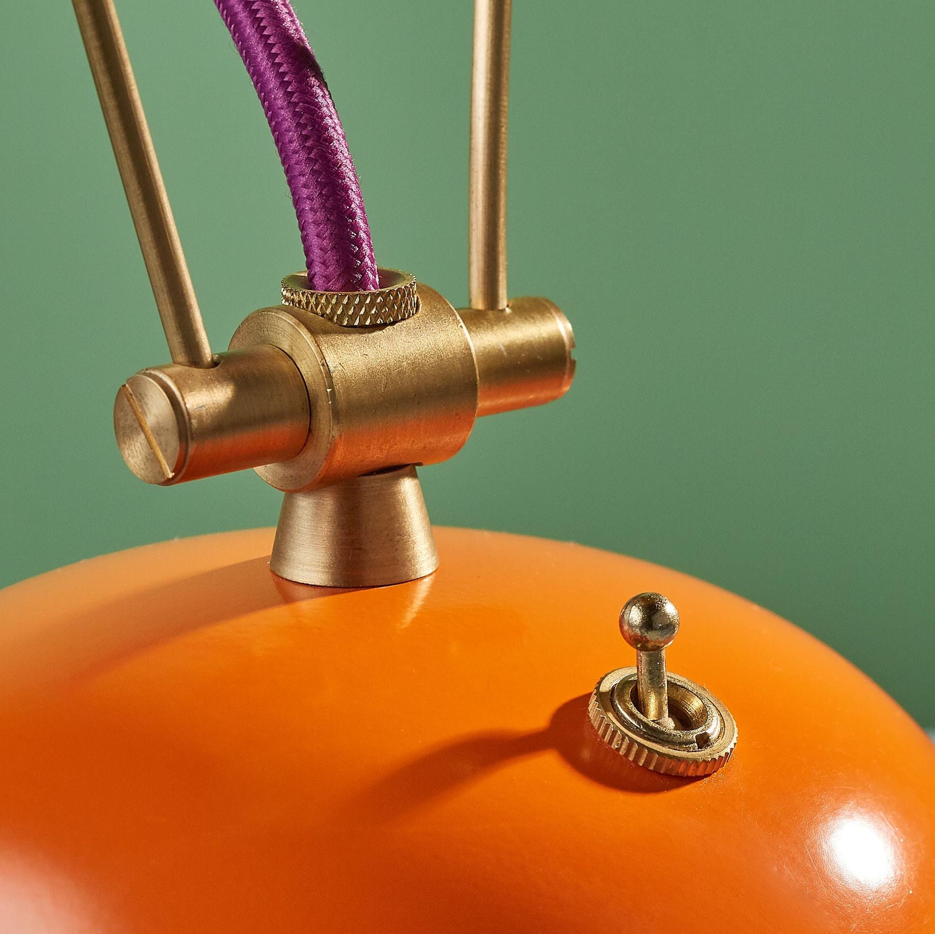 Handmade Retro Brass And Steel Table Lamp 4 
