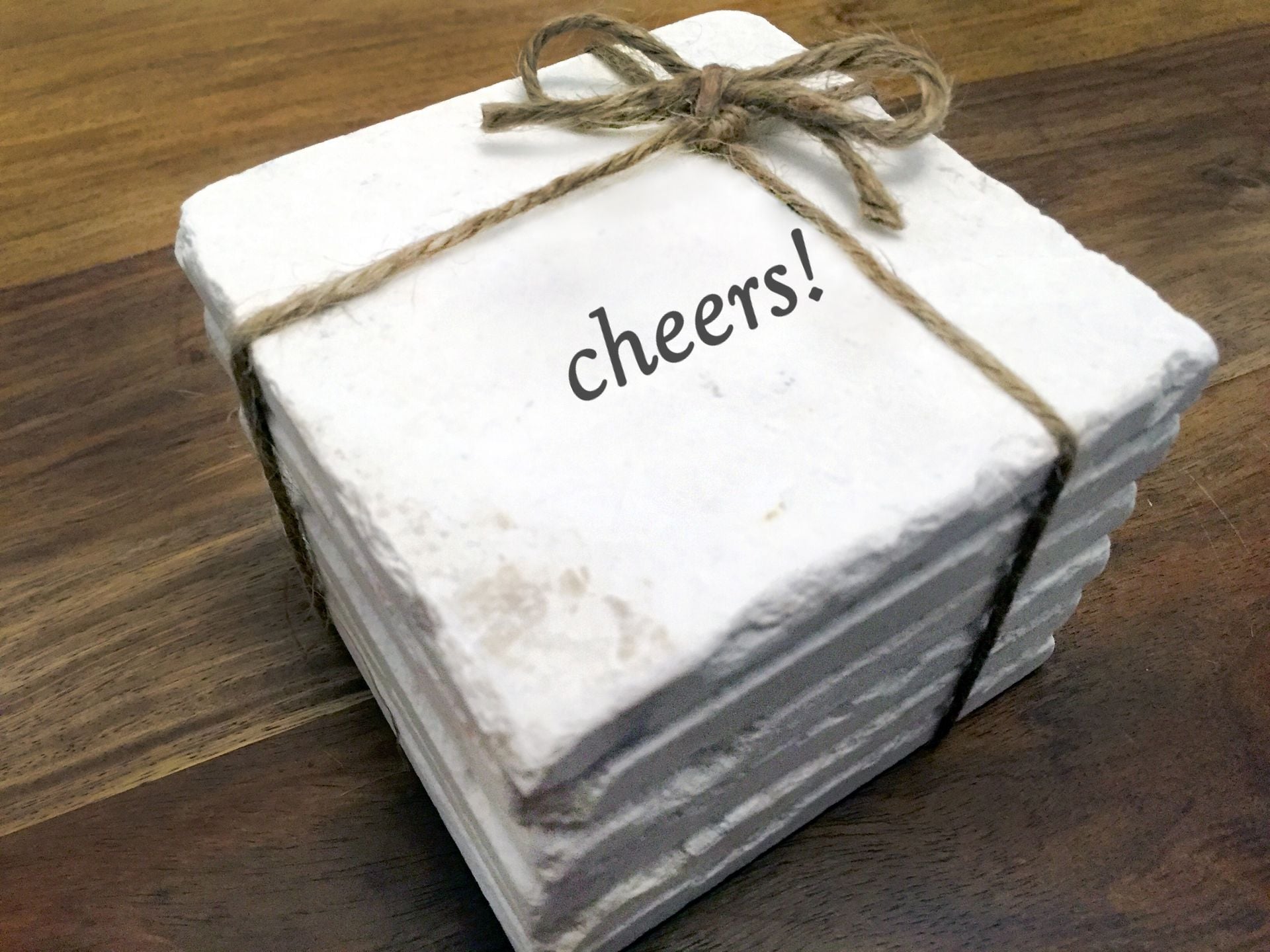 Cheers! Custom Saying Coaster (Set Of 4) 3