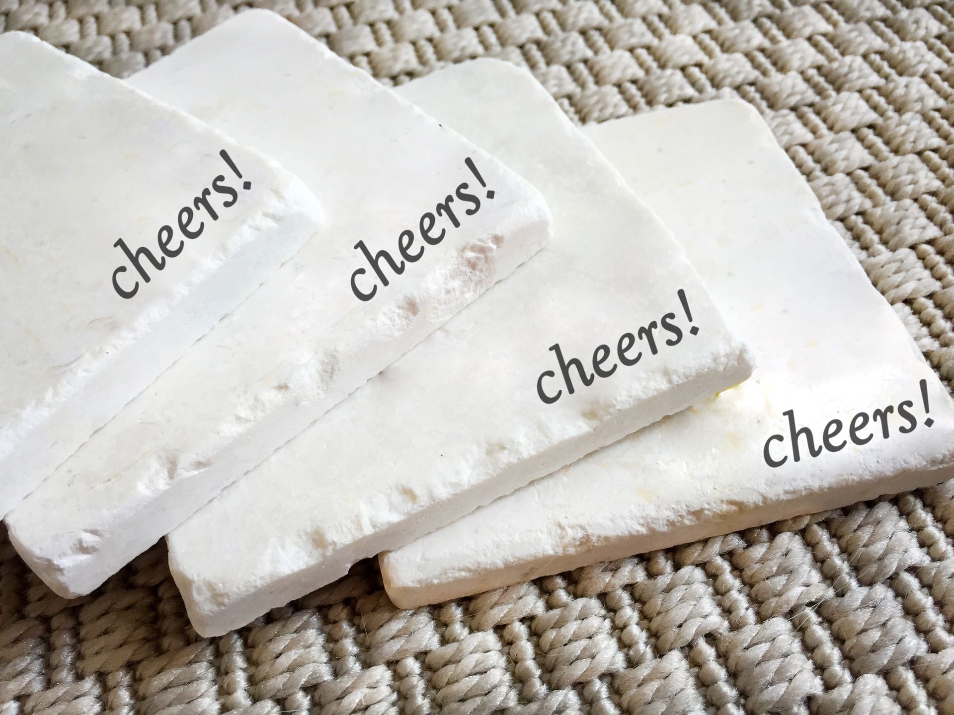 Cheers! Custom Saying Coaster (Set Of 4) 2