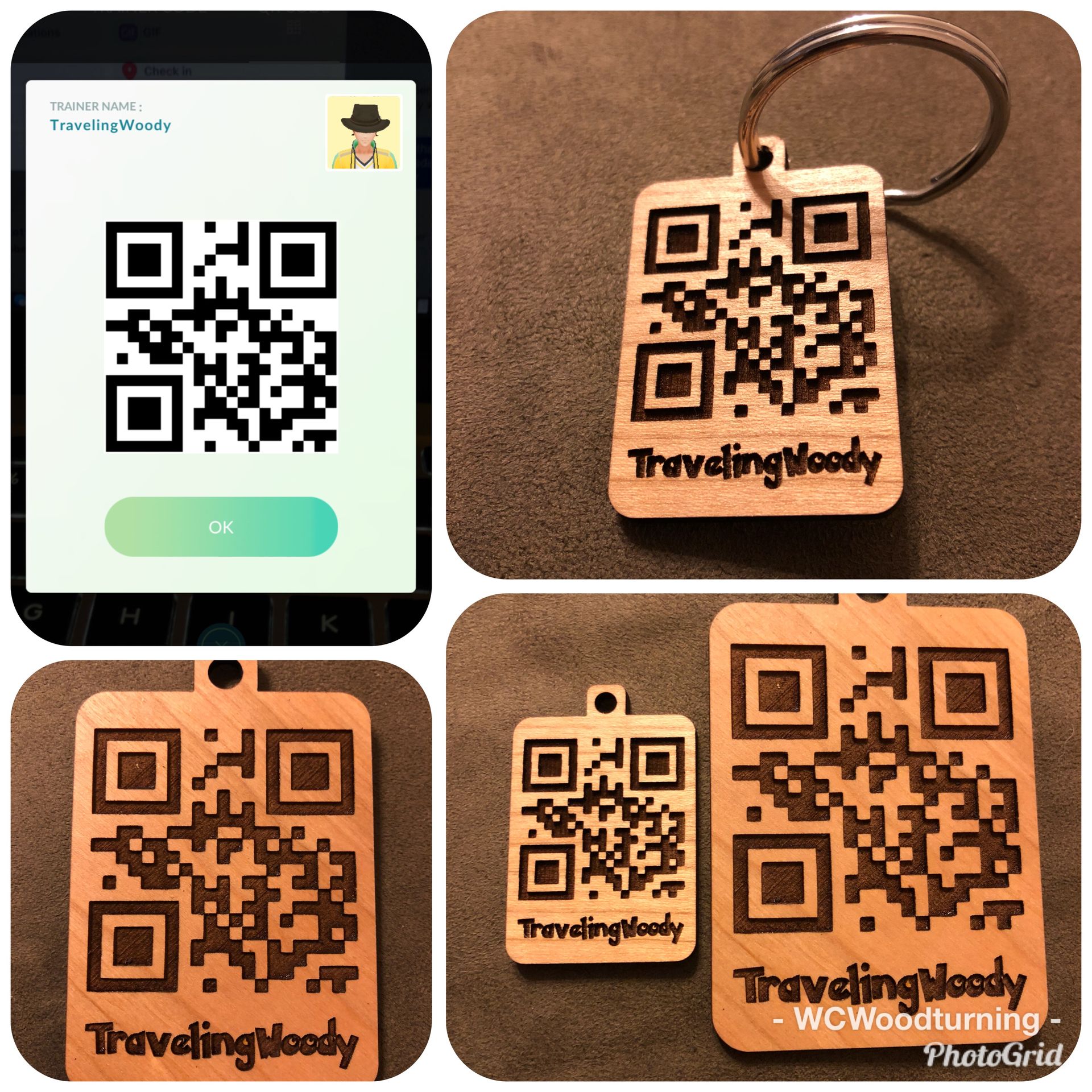 Pokémon Go Trainer Qr Code Keychain 5 