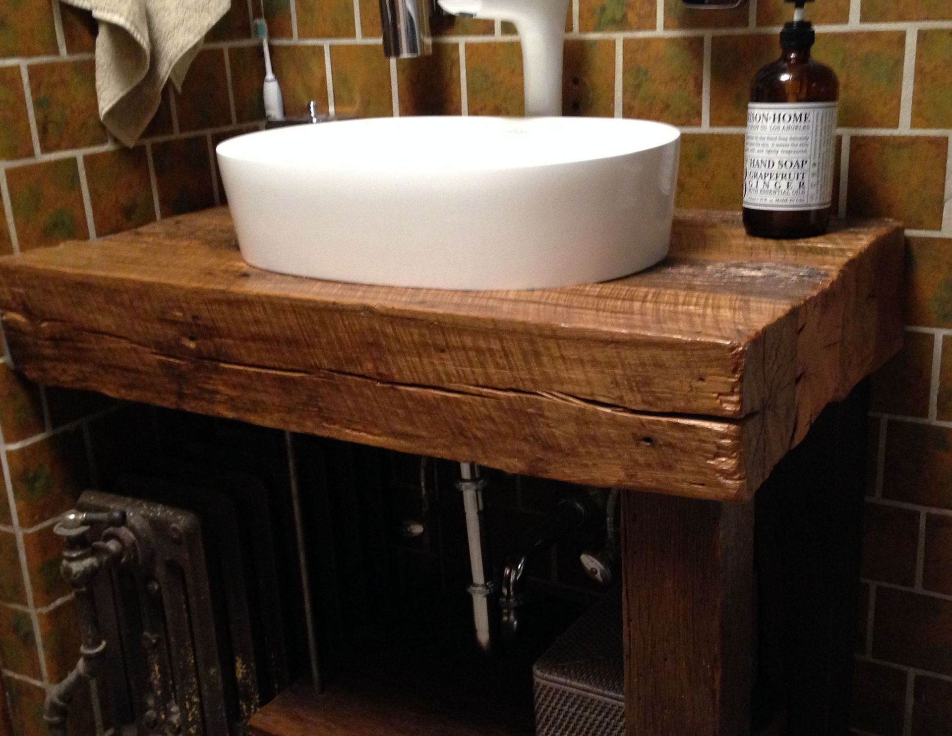 Rustic Bath Vanity - Reclaimed Barnwood 2 