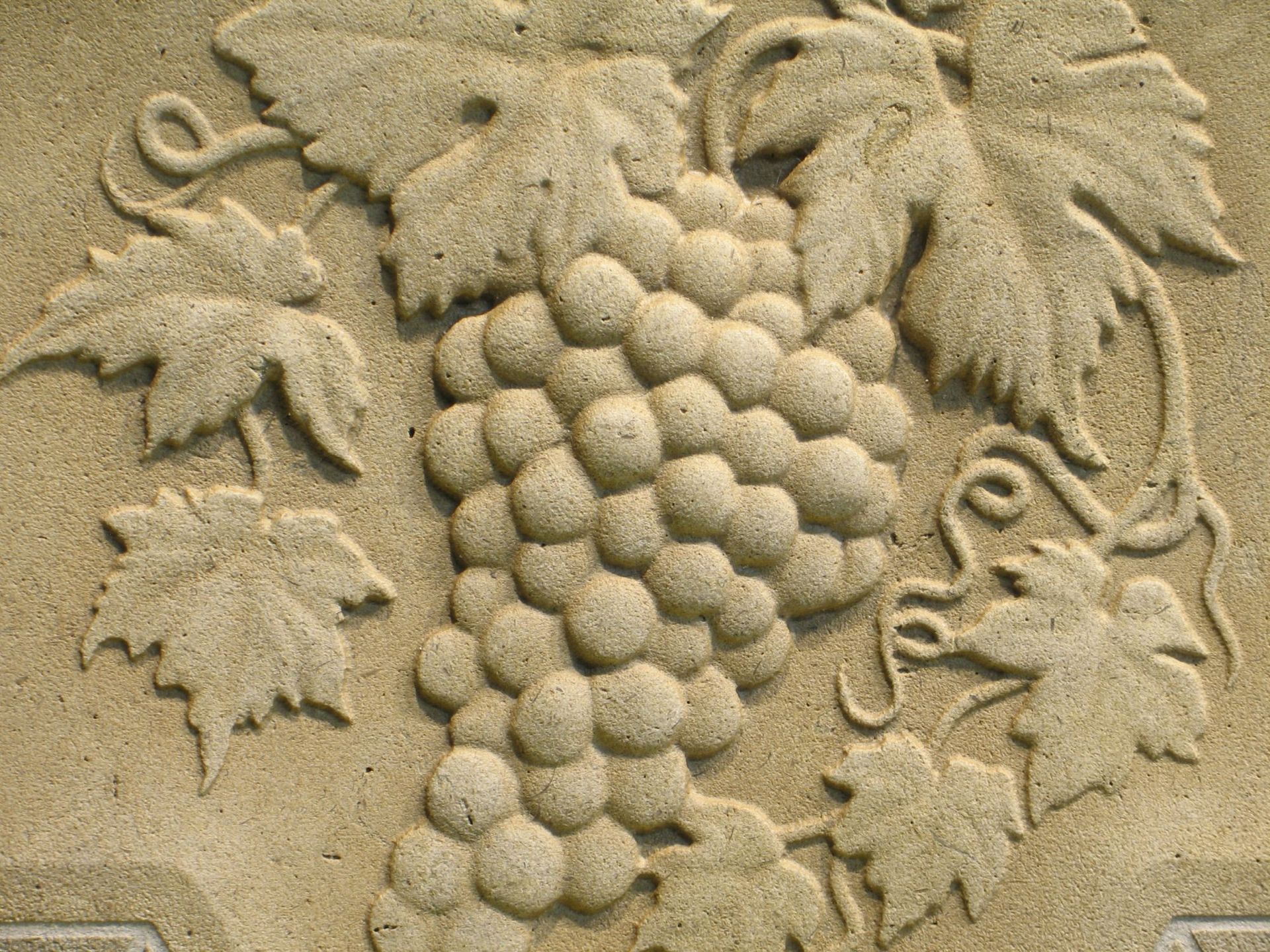 Limestone Classic Grape Relief Monolithic Mosaic Back Splash Decorative Tile Insert 5