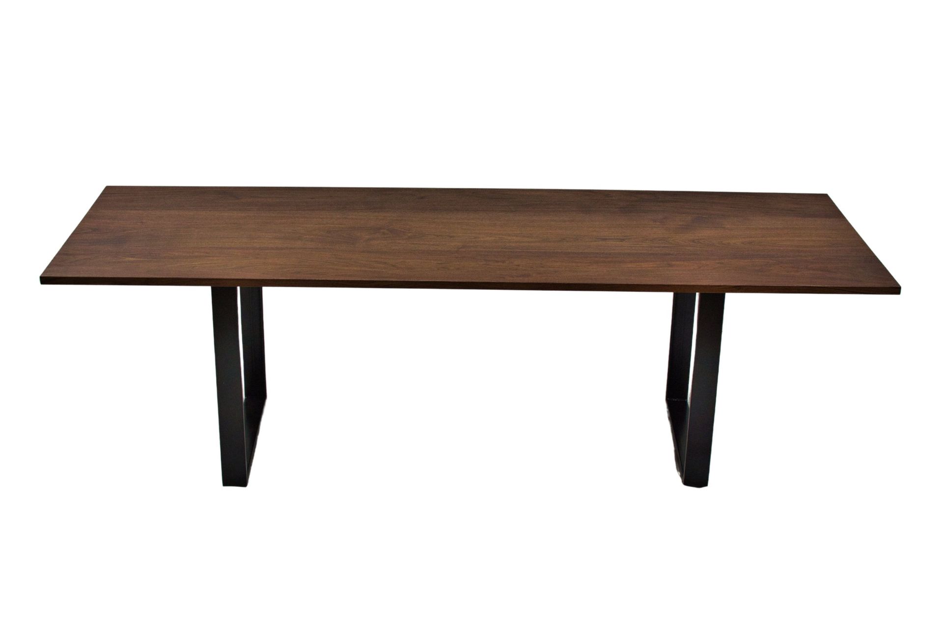 Walnut Dining Table, Modern Dining Table, Kitchen Table With Metal, Farmhouse, Rustic, Industrial 2