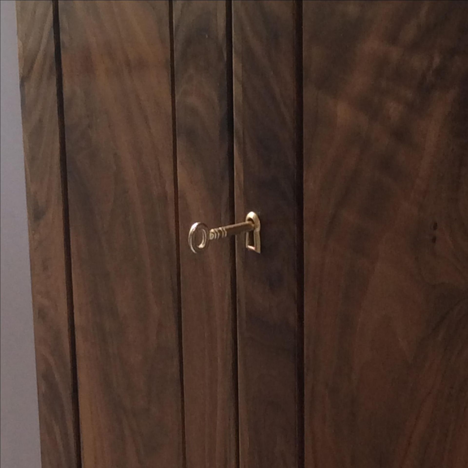 Walnut Jewelry Armoire 3 