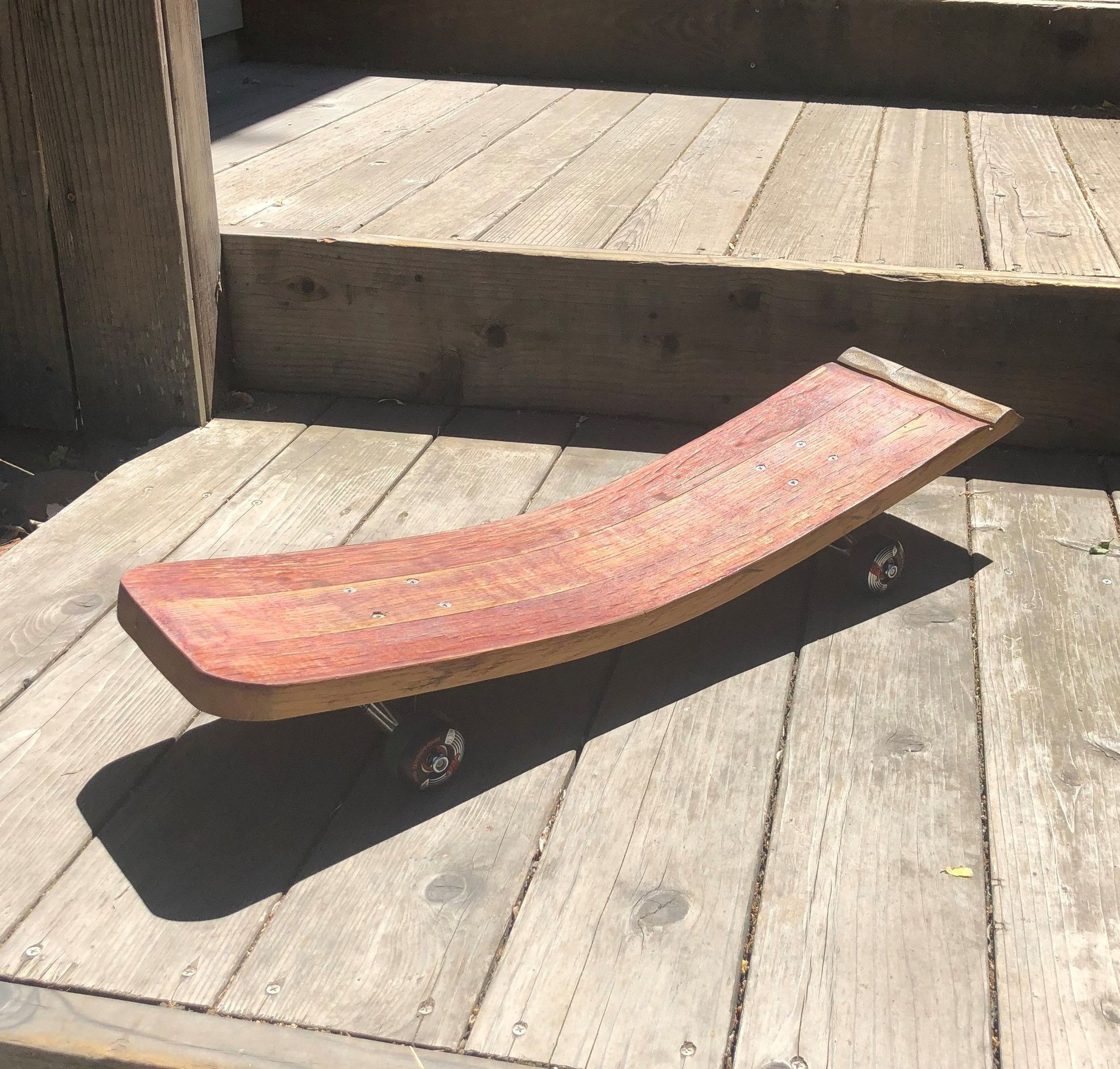Wine Barrel Skateboard 4