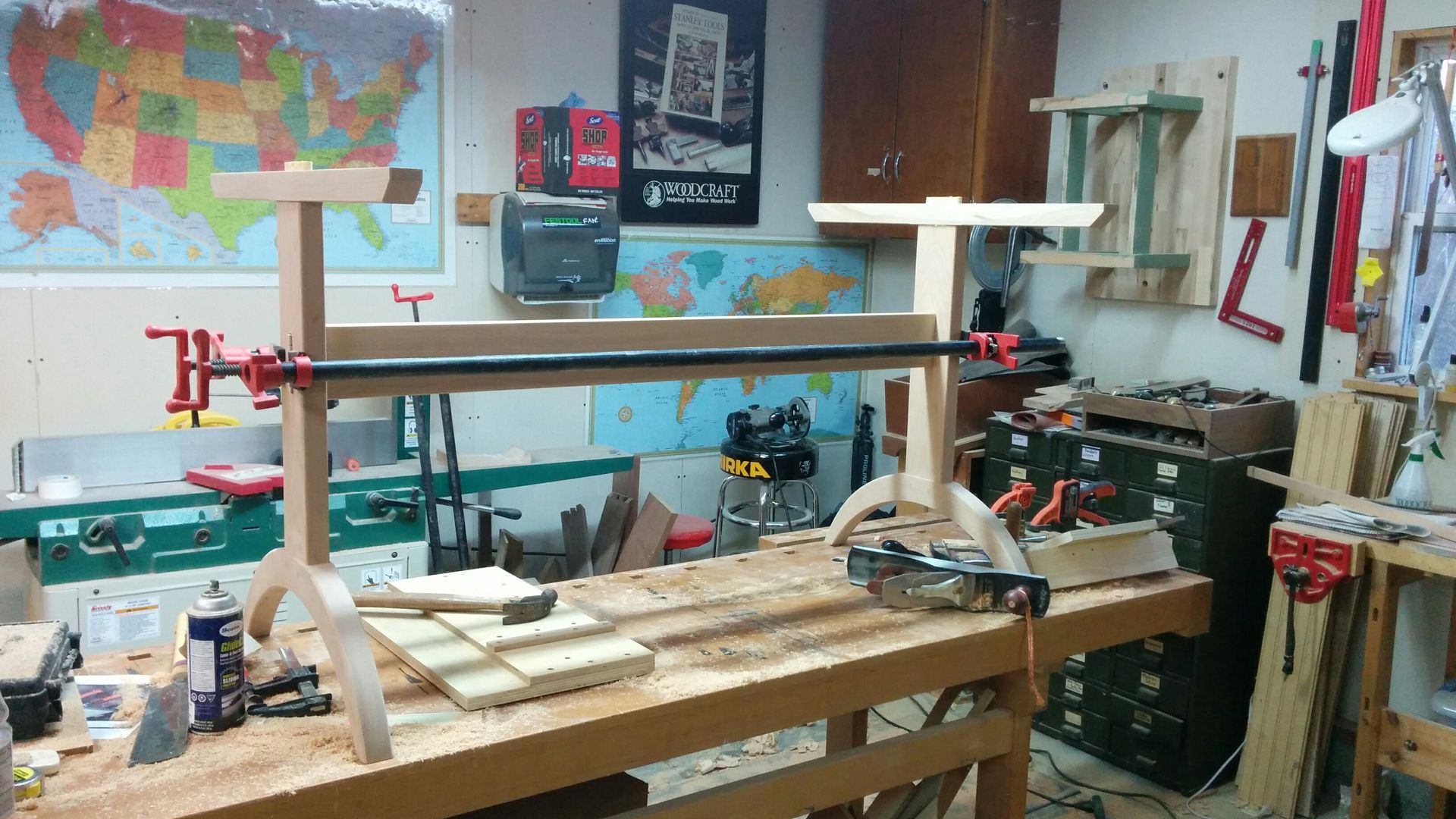 Cherry Trestle Table - Featured In Woodcraft Magazine 3 