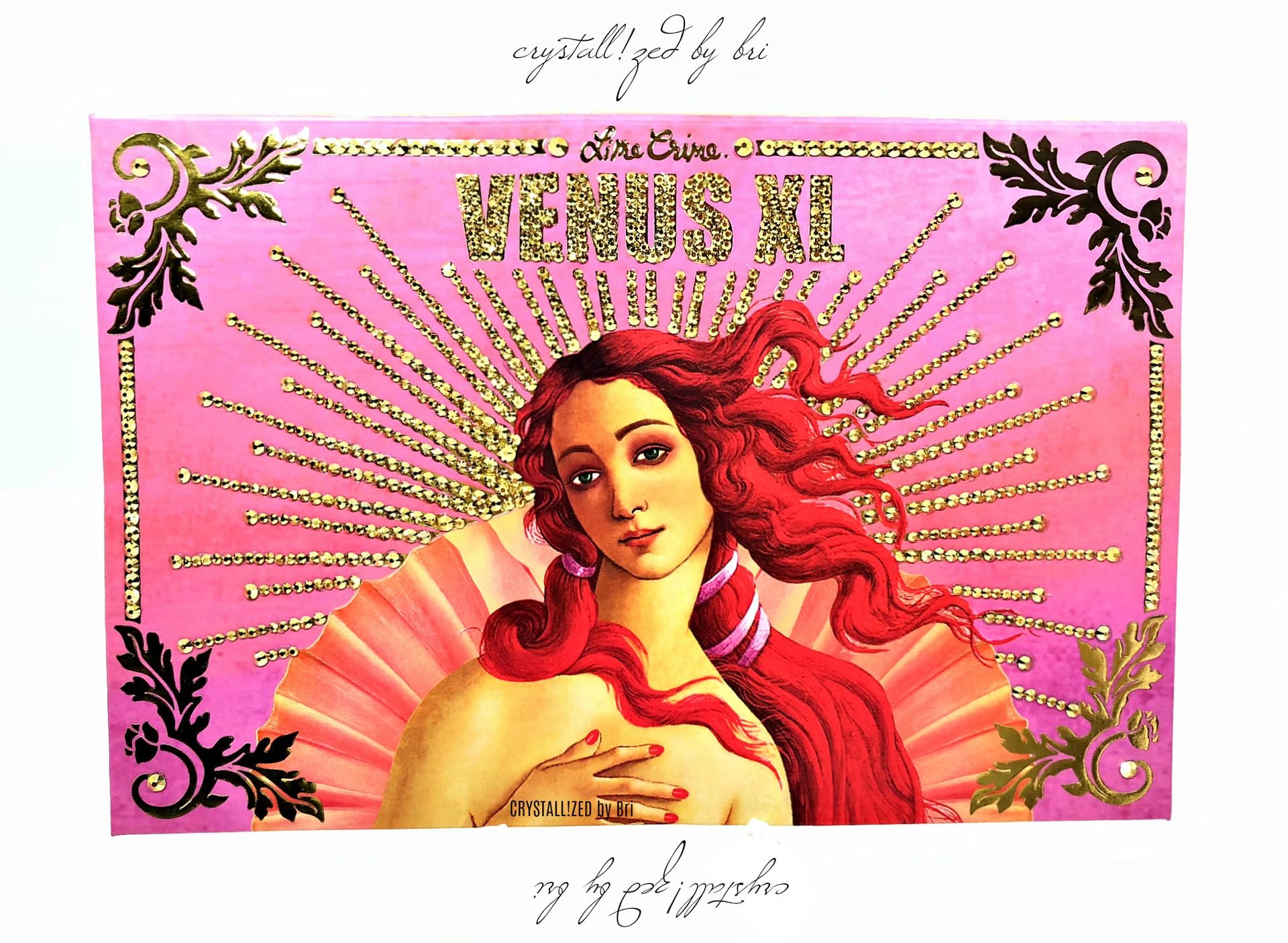 Crystallized Lime Crime Venus Xl Eye Shadow Palette Makeup Bling European Crystals Bedazzled 3 