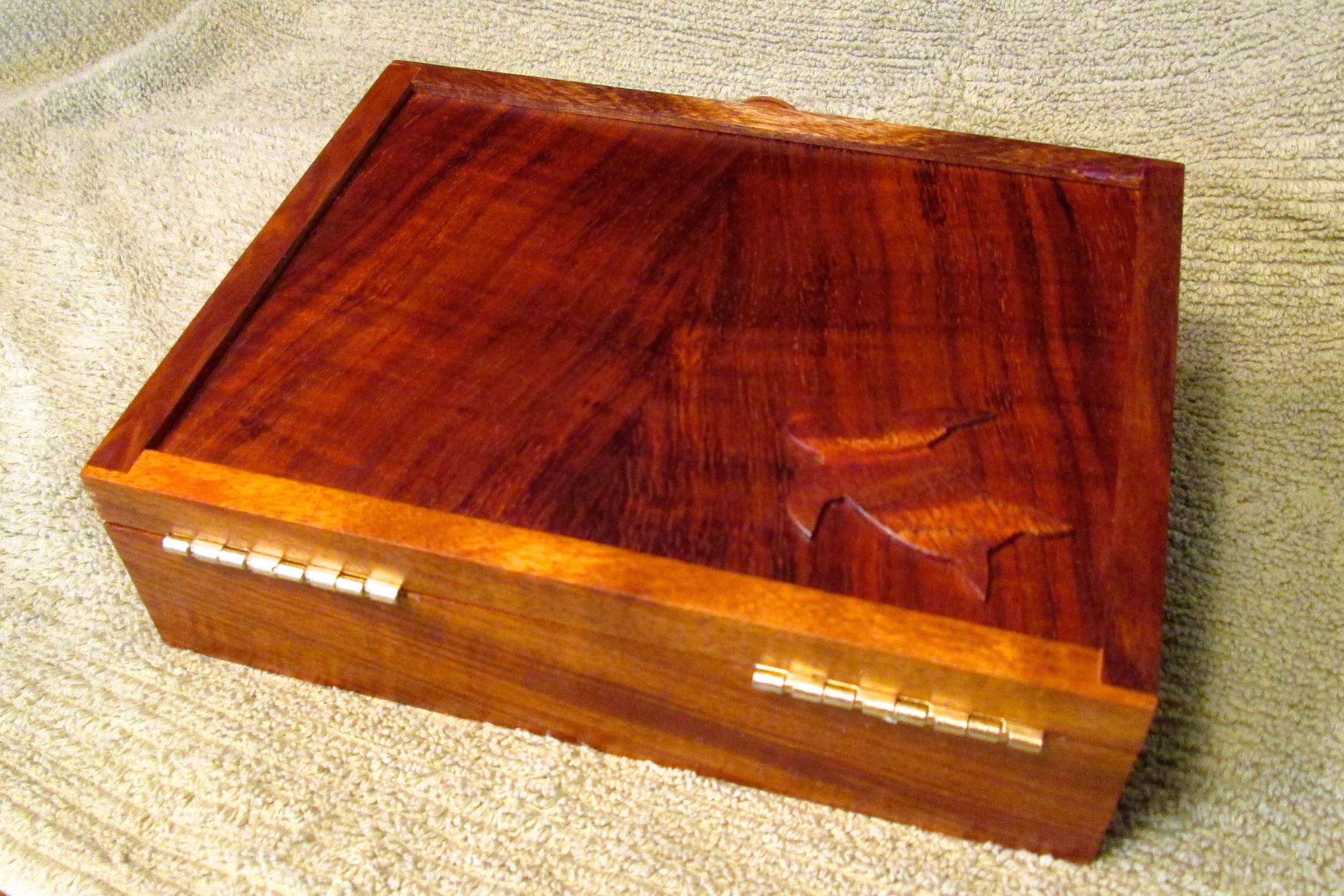 Koa Box With Sea Turtle 4