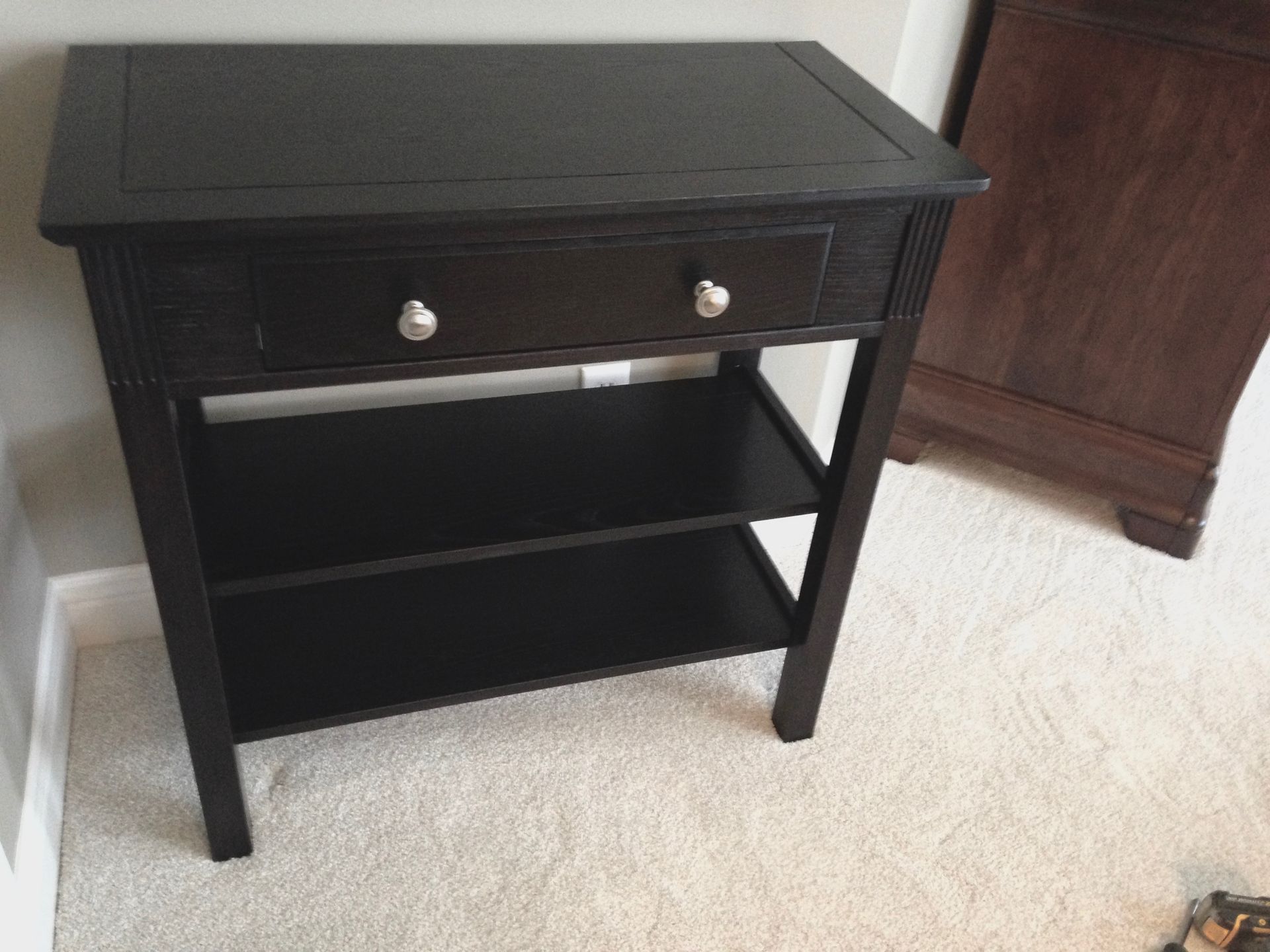 Ebonized Accent Table