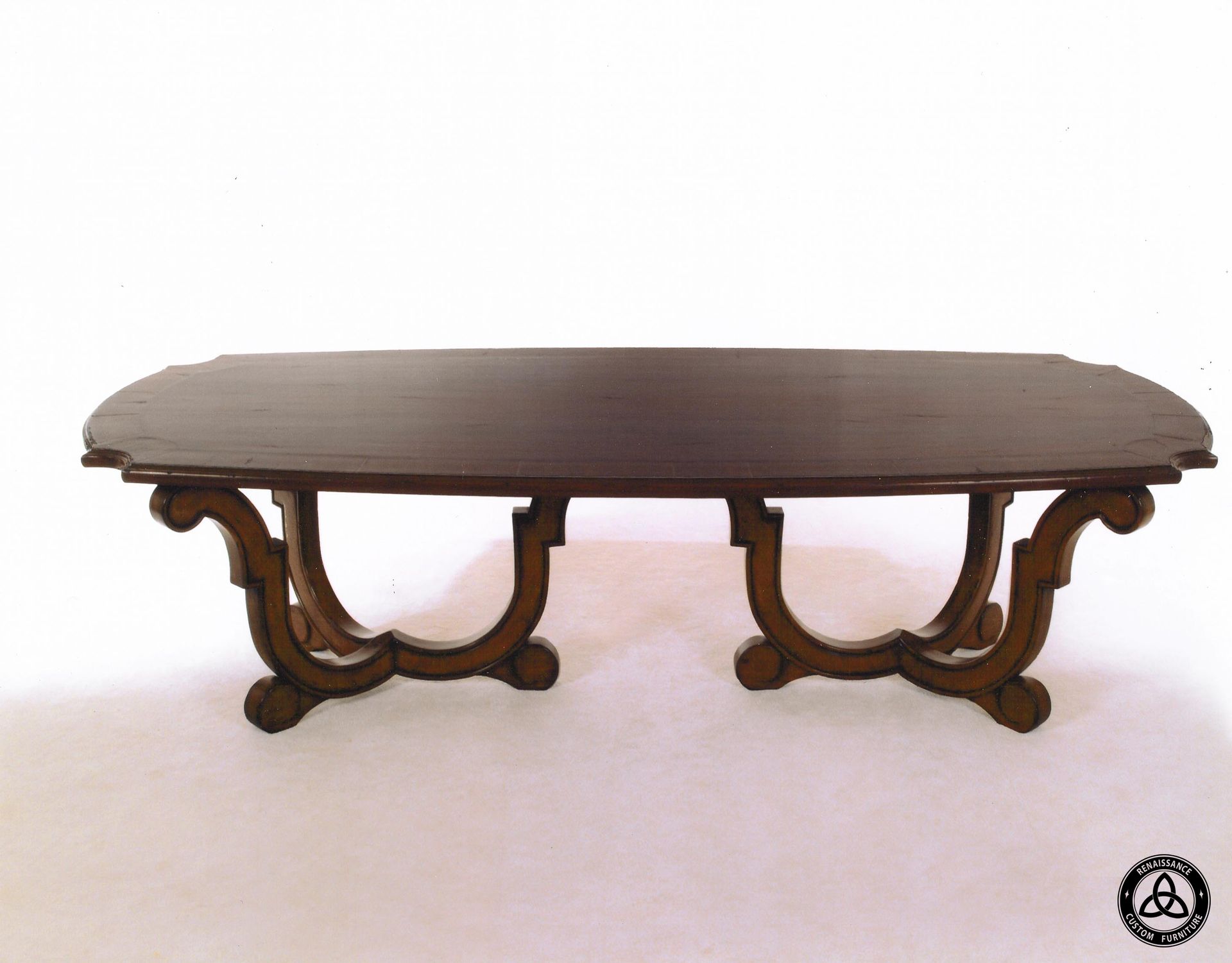 #414 Bowed Dining Table