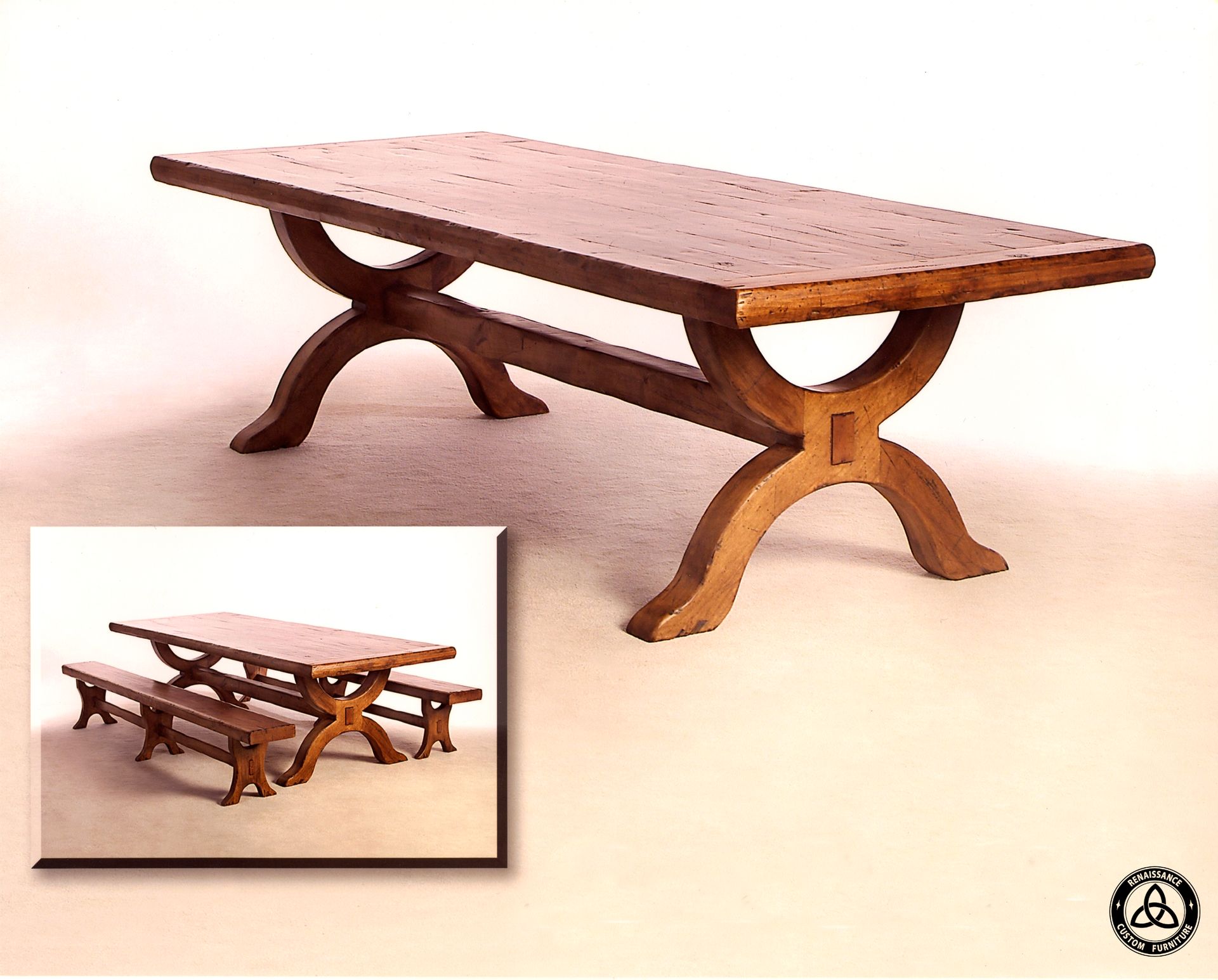 #422 Knotty Alder Dining Table