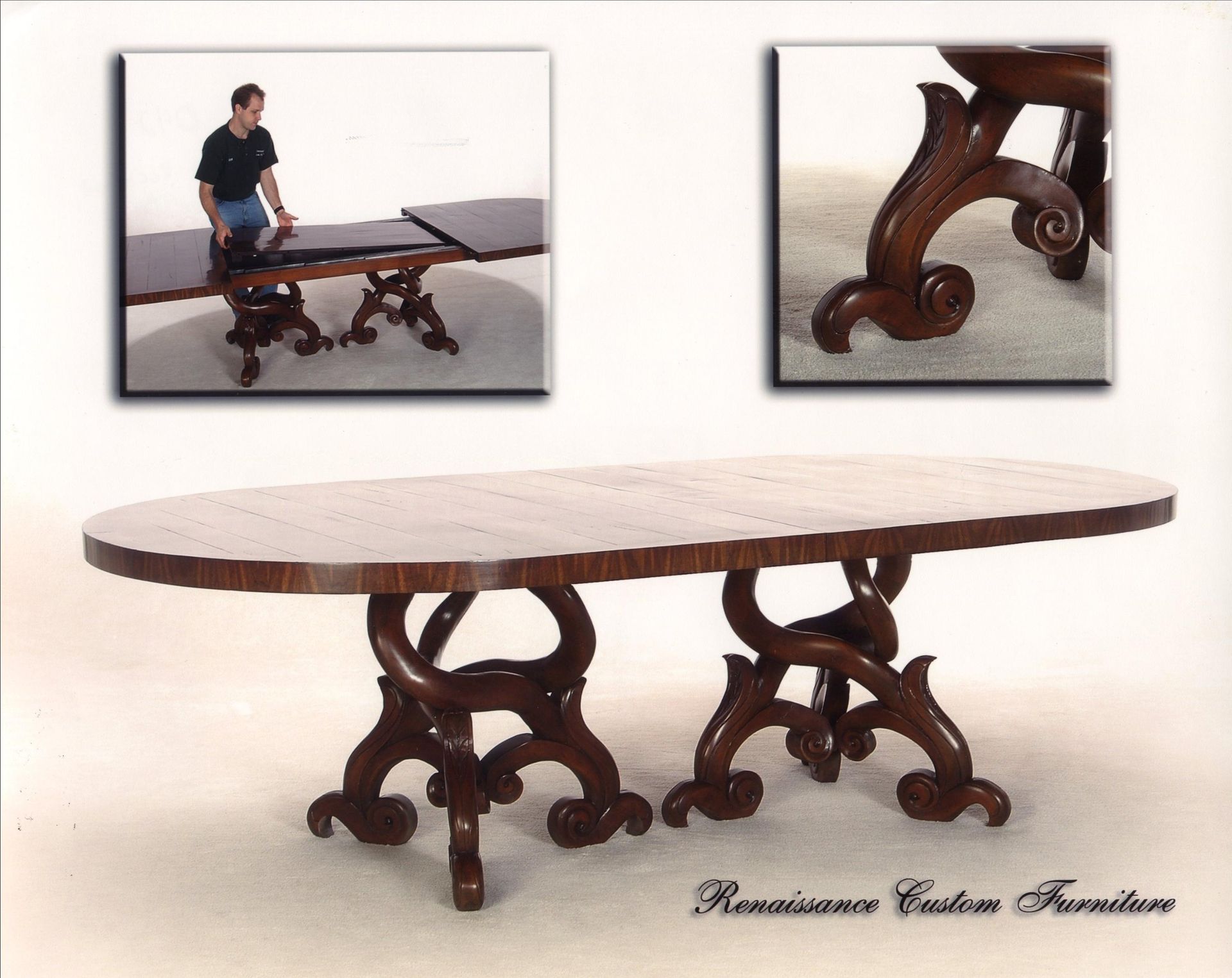 #423 Walnut Dining Table 1 