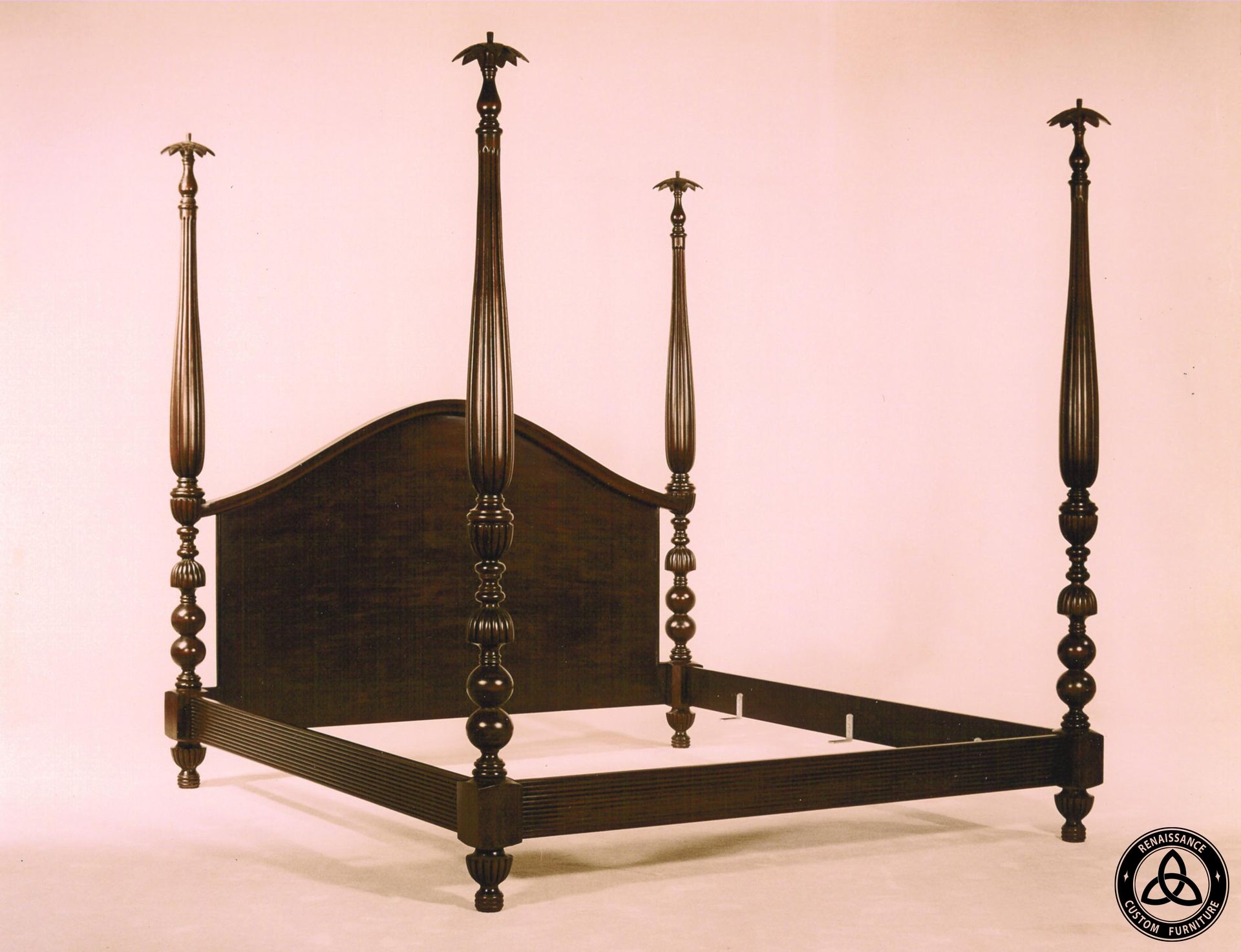 #1200 Hand Carved Bed