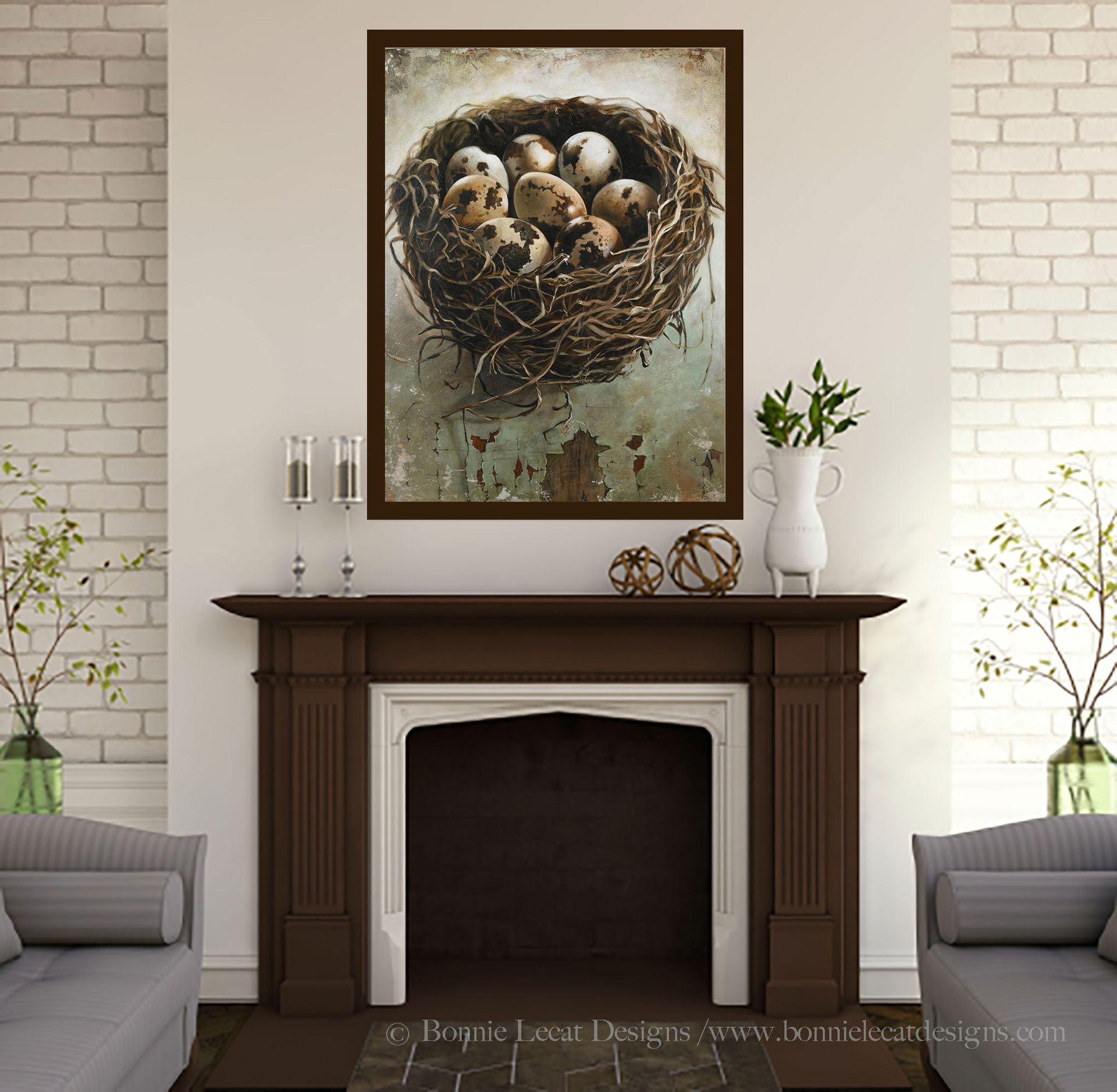 Tangled - Fine Art Giclee Print On Gallery Wrapped Canvas 5 
