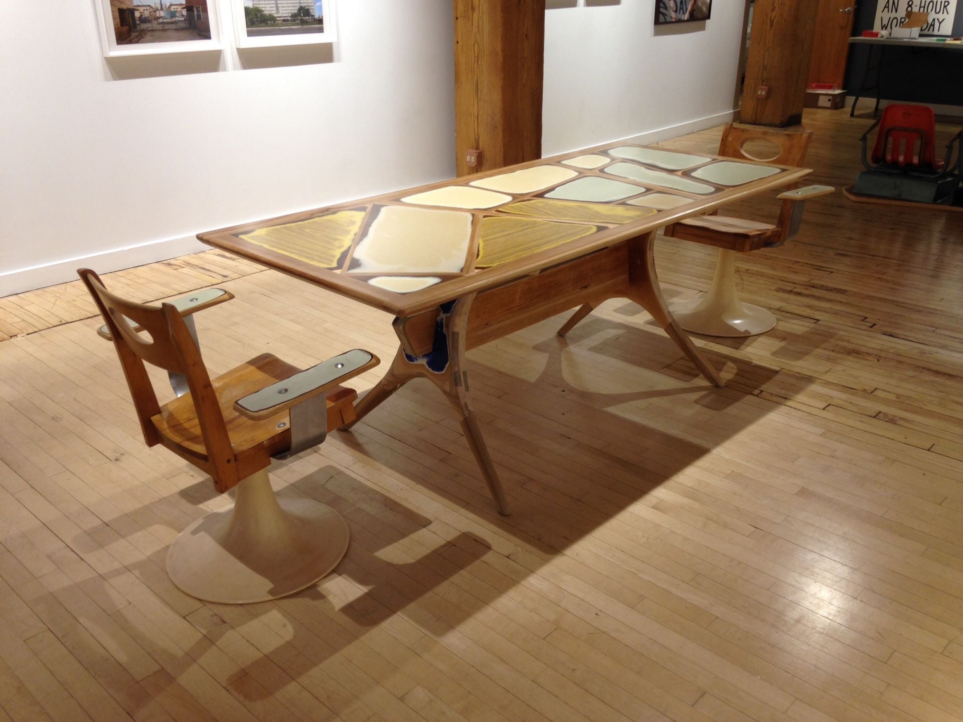 Reconstituted Dining Table 2 